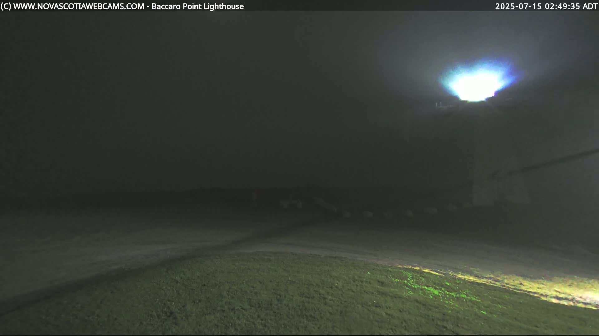 Baccaro Point Lighthouse Live Cam - Barrington, Shelburne, Nova Scotia, Canada