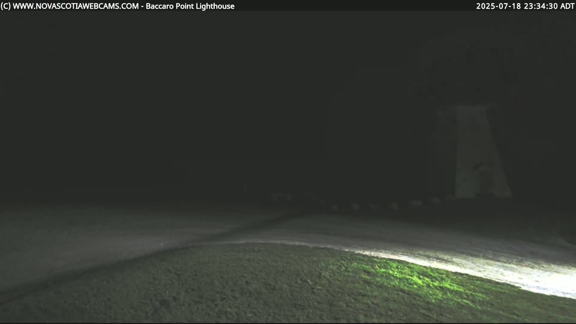 Baccaro Point Lighthouse Live Cam - Barrington, Shelburne, Nova Scotia, Canada