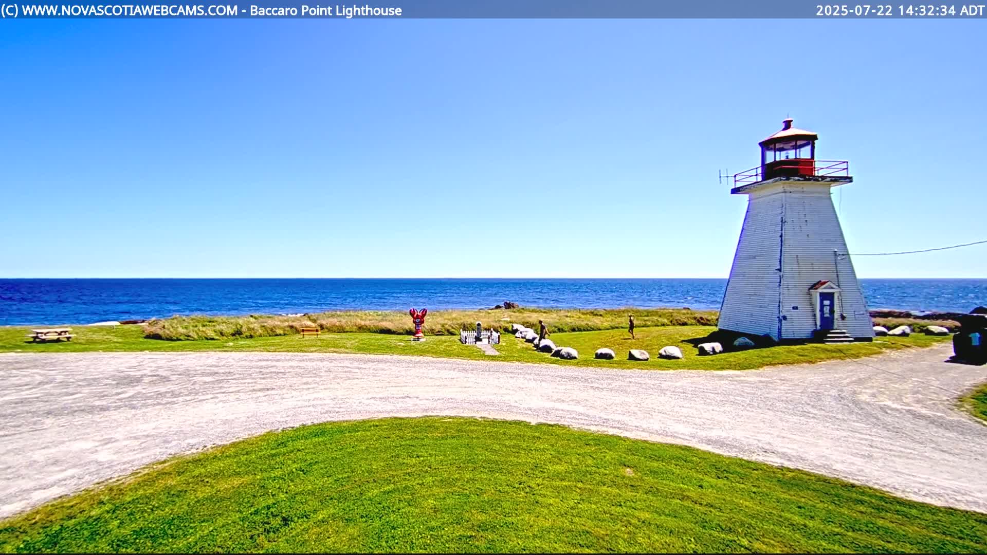 Baccaro Point Lighthouse Live Cam - Barrington, Shelburne, Nova Scotia, Canada