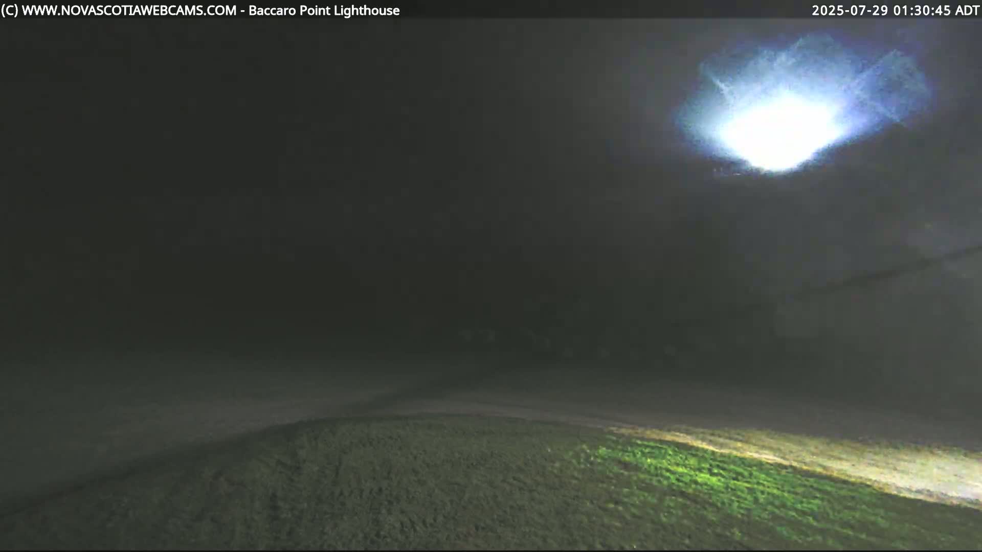 Baccaro Point Lighthouse Live Cam - Barrington, Shelburne, Nova Scotia, Canada
