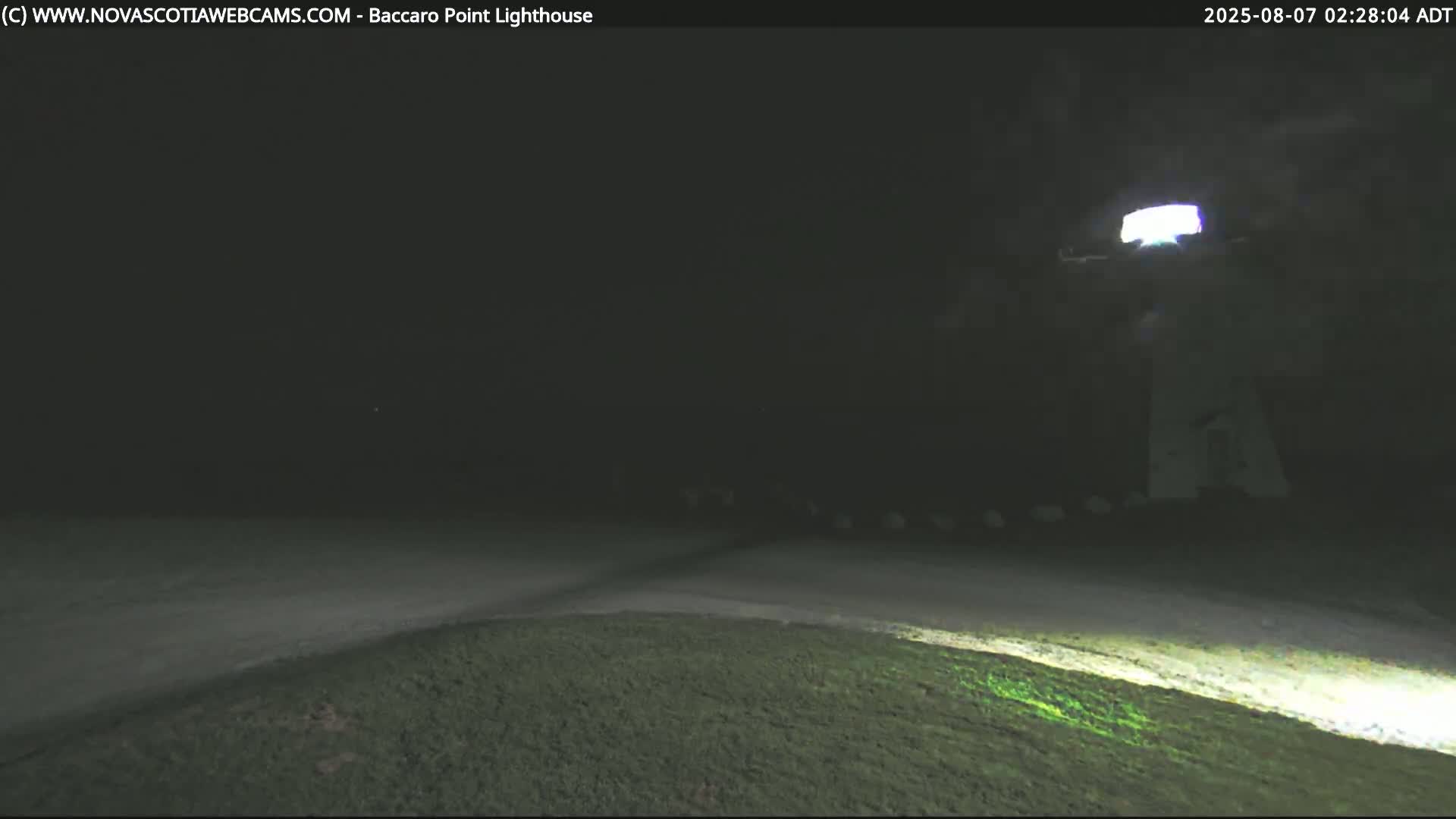 Baccaro Point Lighthouse Live Cam - Barrington, Shelburne, Nova Scotia, Canada