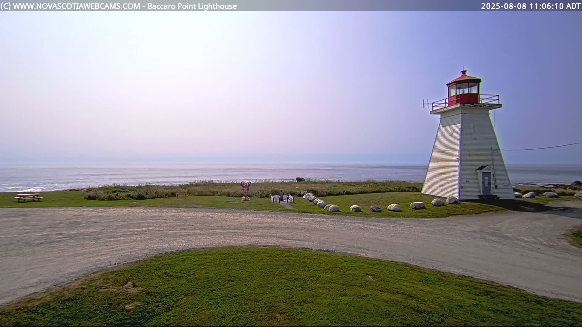Baccaro Point Lighthouse Live Cam - Barrington, Shelburne, Nova Scotia, Canada