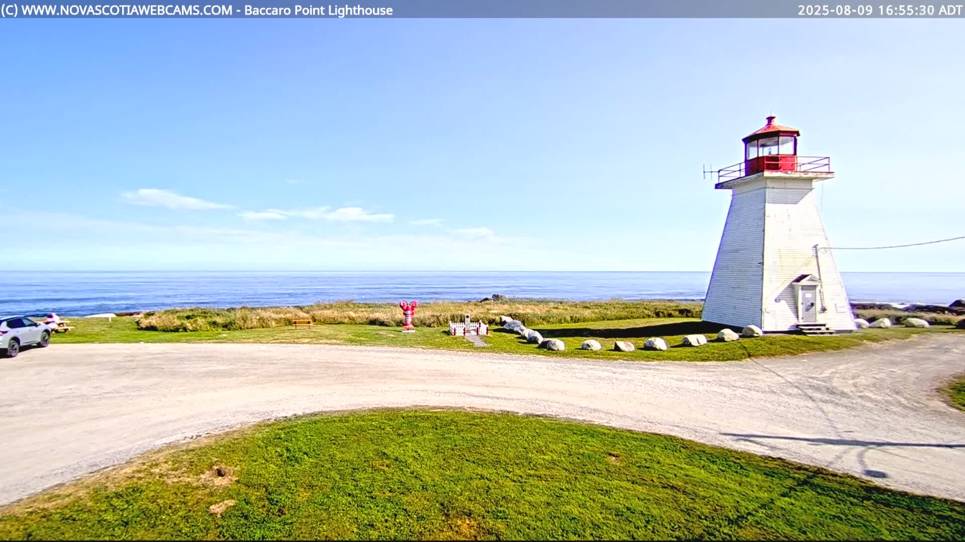 Baccaro Point Lighthouse Live Cam - Barrington, Shelburne, Nova Scotia, Canada