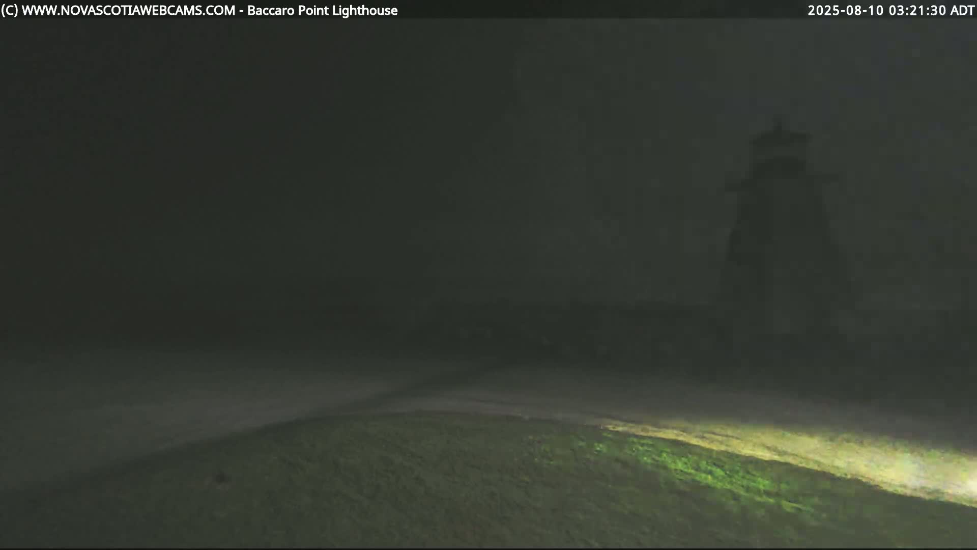 Baccaro Point Lighthouse Live Cam - Barrington, Shelburne, Nova Scotia, Canada
