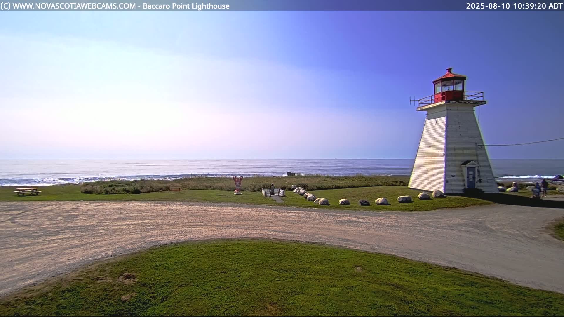 Baccaro Point Lighthouse Live Cam - Barrington, Shelburne, Nova Scotia, Canada