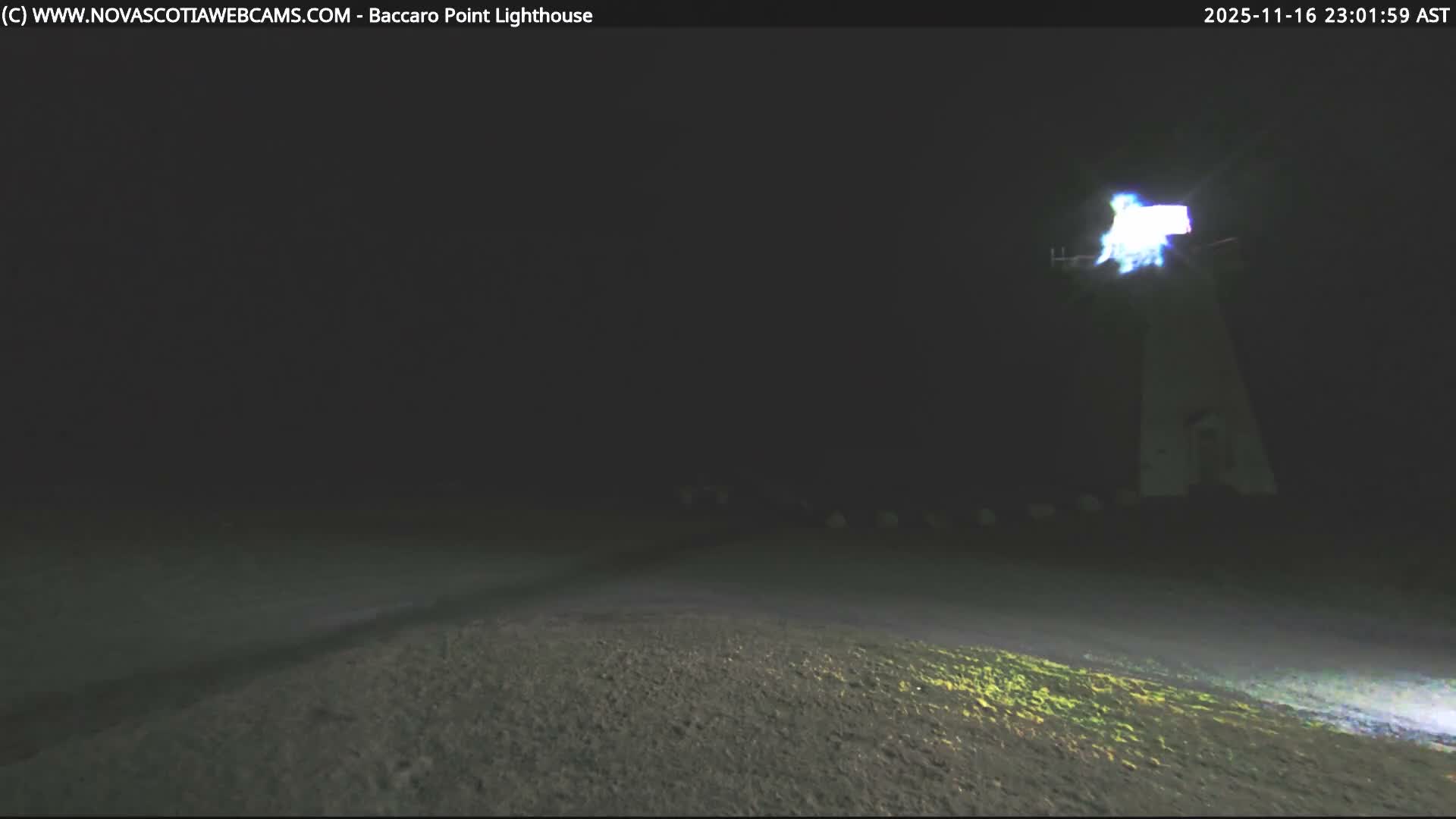 Baccaro Point Lighthouse Live Cam - Barrington, Shelburne, Nova Scotia, Canada