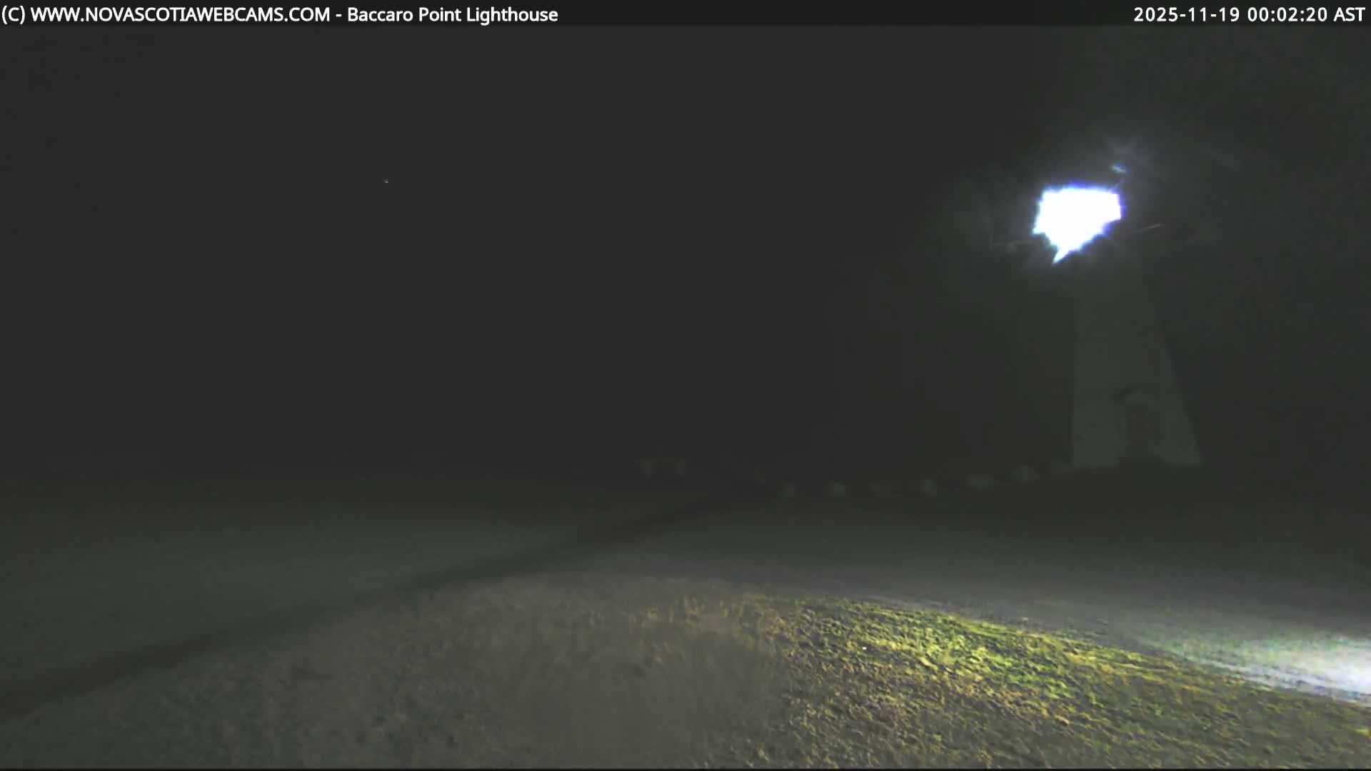 Baccaro Point Lighthouse Live Cam - Barrington, Shelburne, Nova Scotia, Canada