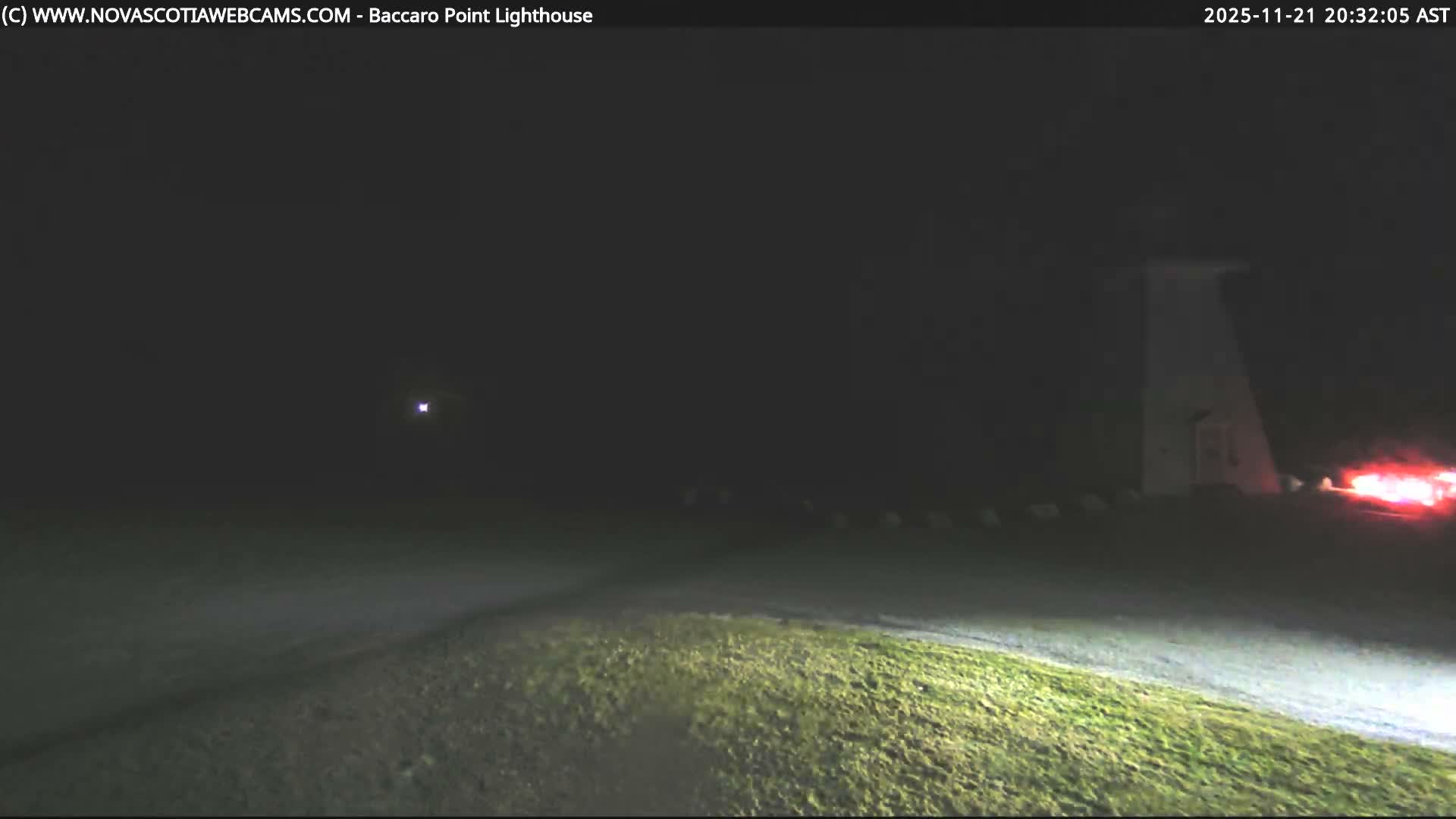Baccaro Point Lighthouse Live Cam - Barrington, Shelburne, Nova Scotia, Canada