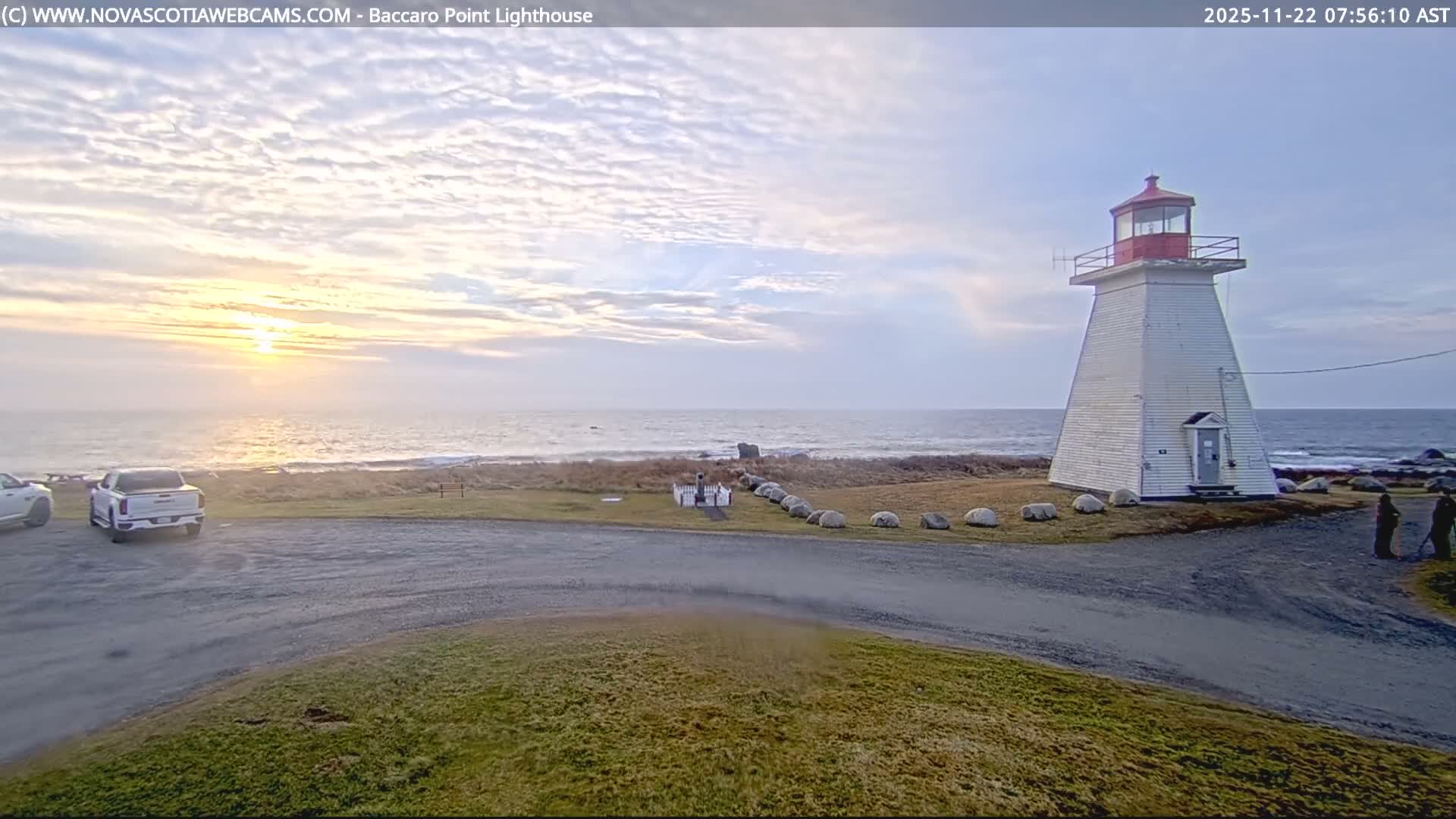 Baccaro Point Lighthouse Live Cam - Barrington, Shelburne, Nova Scotia, Canada