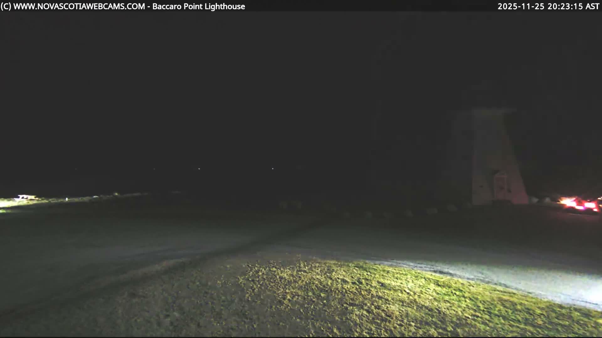 Baccaro Point Lighthouse Live Cam - Barrington, Shelburne, Nova Scotia, Canada
