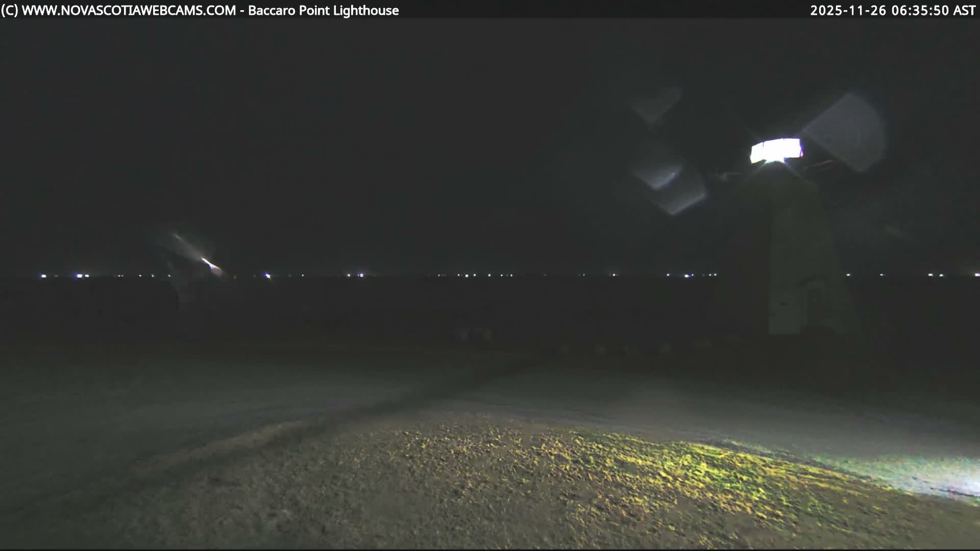 Baccaro Point Lighthouse Live Cam - Barrington, Shelburne, Nova Scotia, Canada