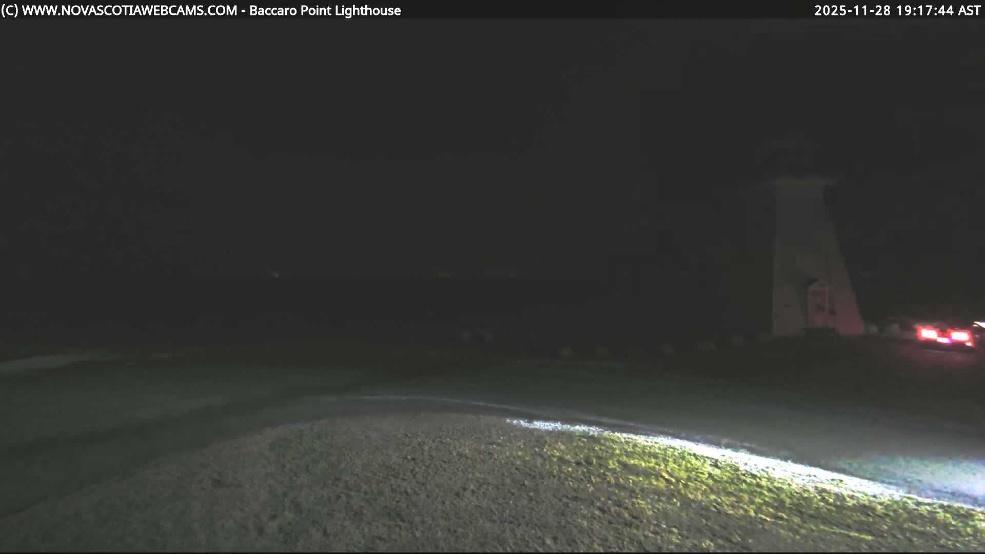 Baccaro Point Lighthouse Live Cam - Barrington, Shelburne, Nova Scotia, Canada