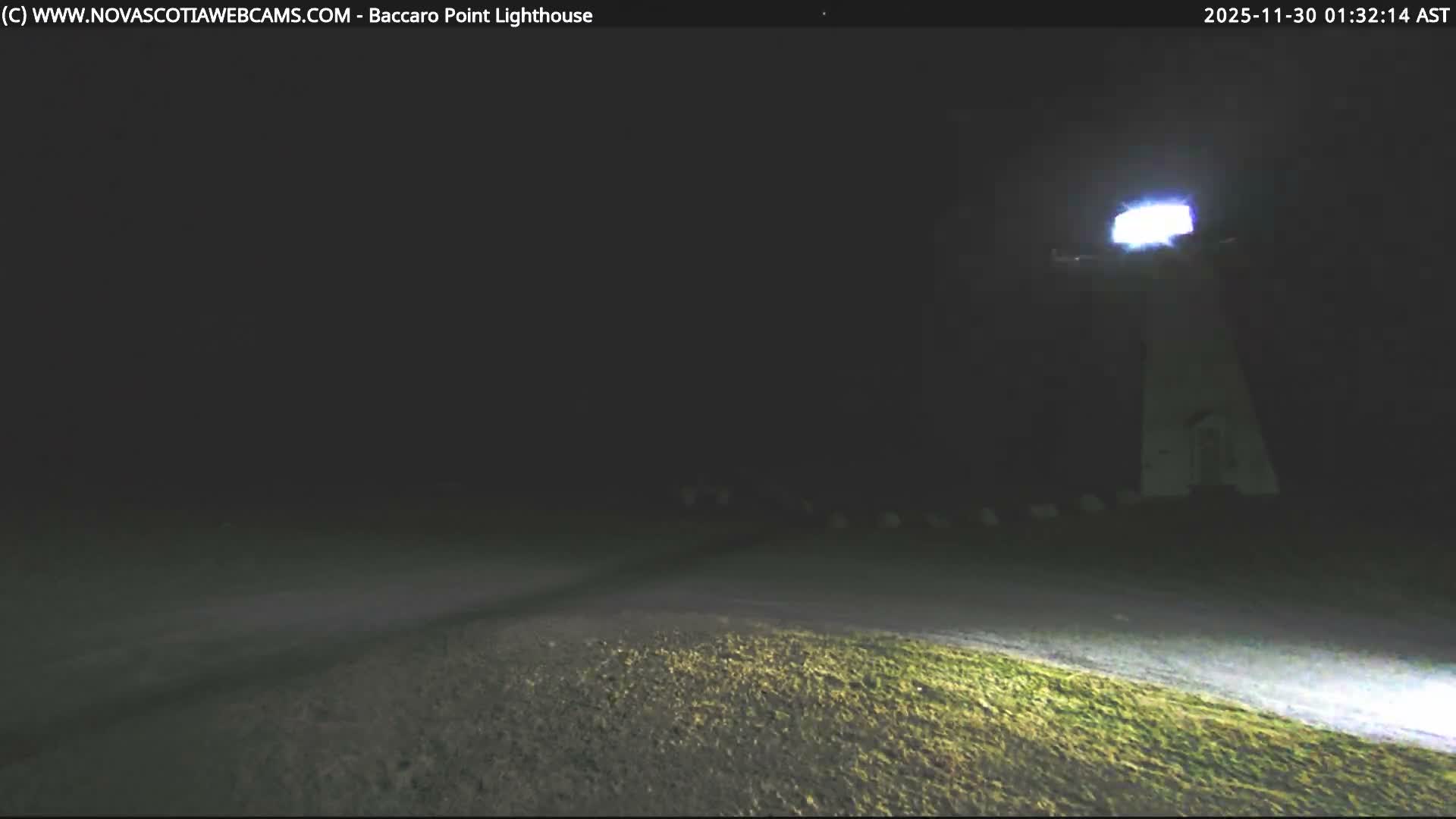 Baccaro Point Lighthouse Live Cam - Barrington, Shelburne, Nova Scotia, Canada