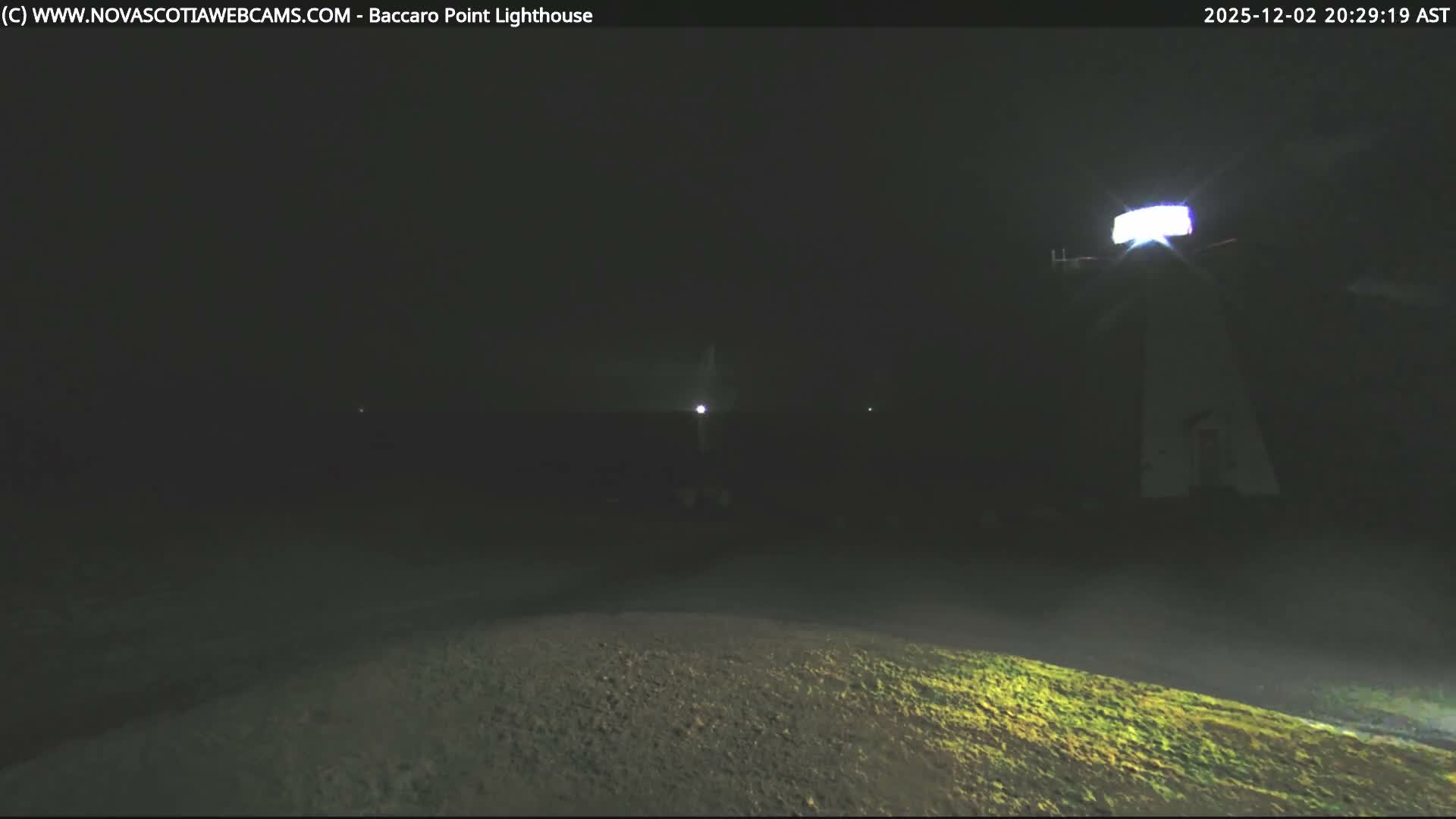 Baccaro Point Lighthouse Live Cam - Barrington, Shelburne, Nova Scotia, Canada