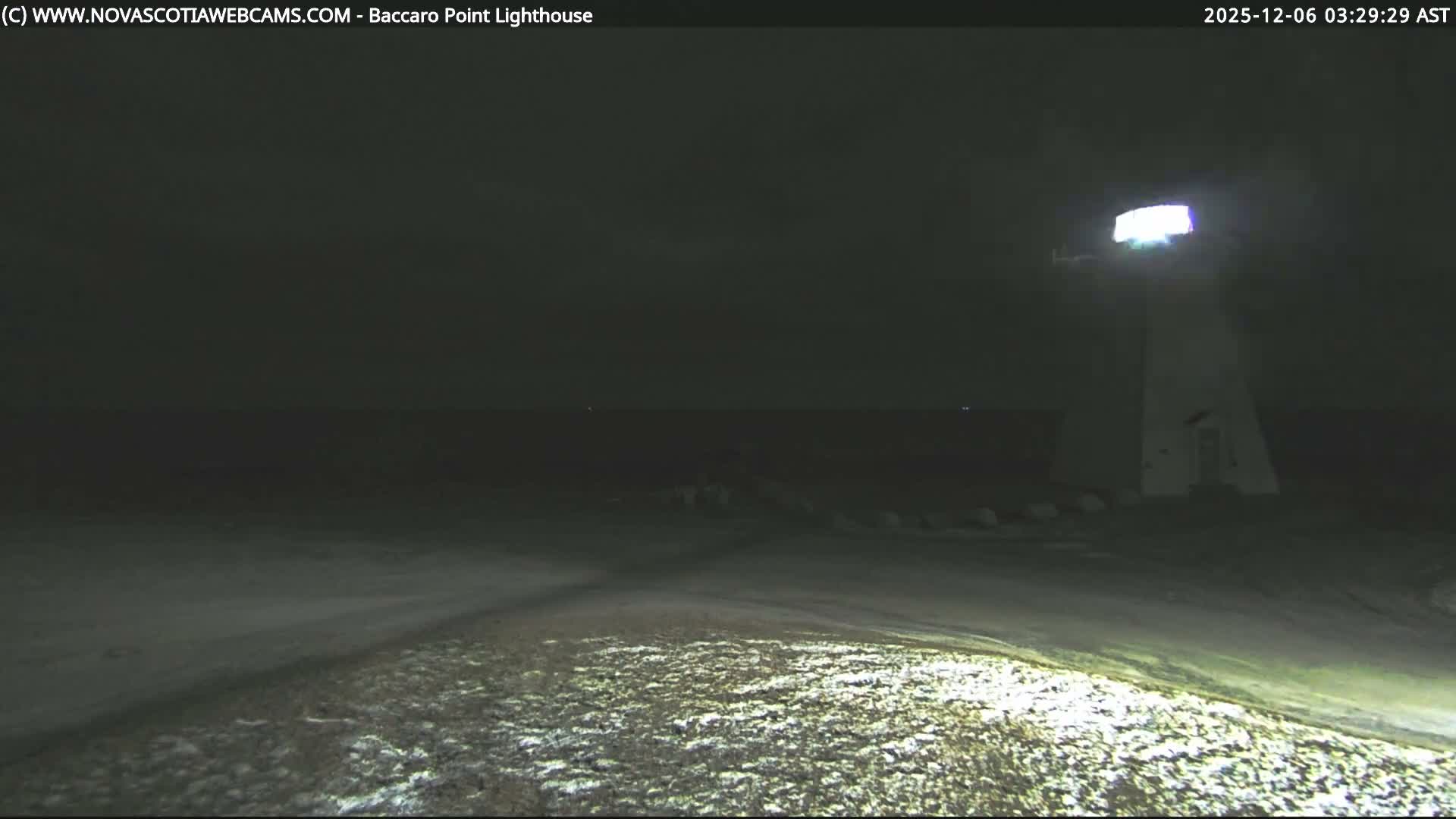 Baccaro Point Lighthouse Live Cam - Barrington, Shelburne, Nova Scotia, Canada