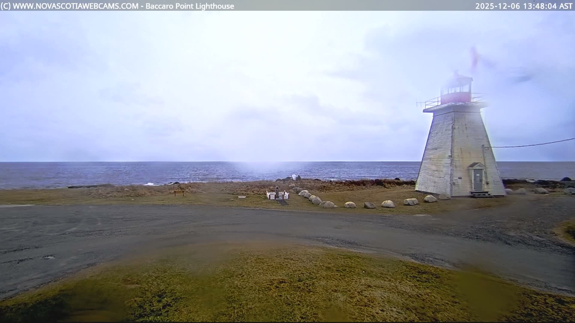 Baccaro Point Lighthouse Live Cam - Barrington, Shelburne, Nova Scotia, Canada
