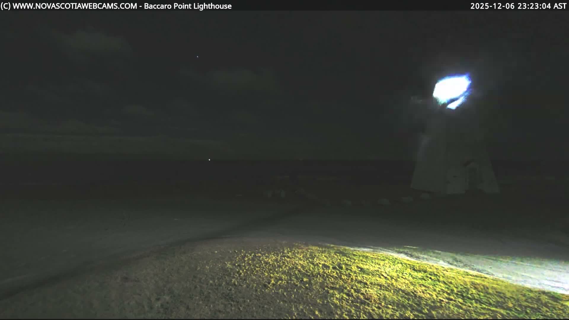 Baccaro Point Lighthouse Live Cam - Barrington, Shelburne, Nova Scotia, Canada