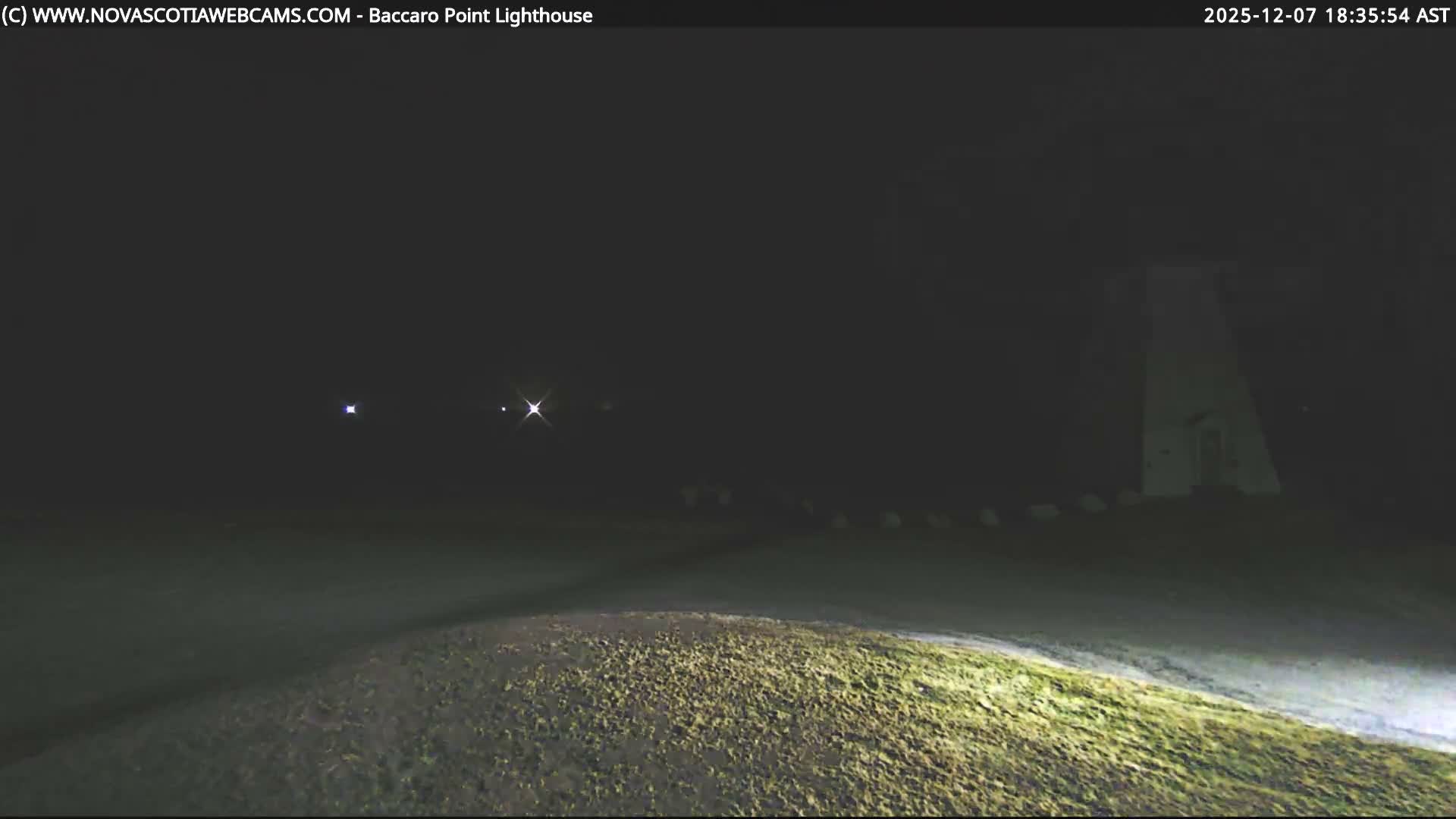 Baccaro Point Lighthouse Live Cam - Barrington, Shelburne, Nova Scotia, Canada