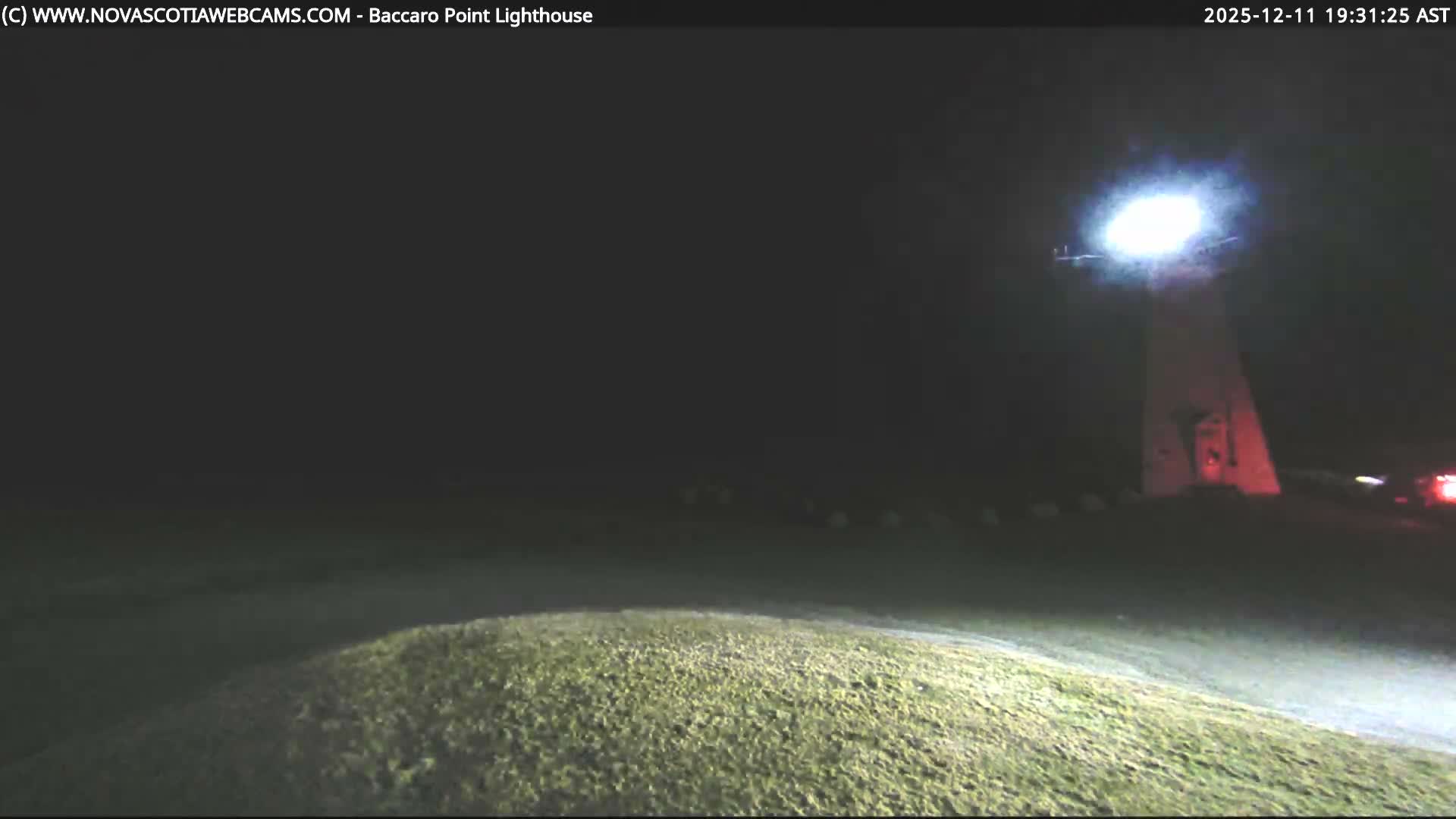 Baccaro Point Lighthouse Live Cam - Barrington, Shelburne, Nova Scotia, Canada