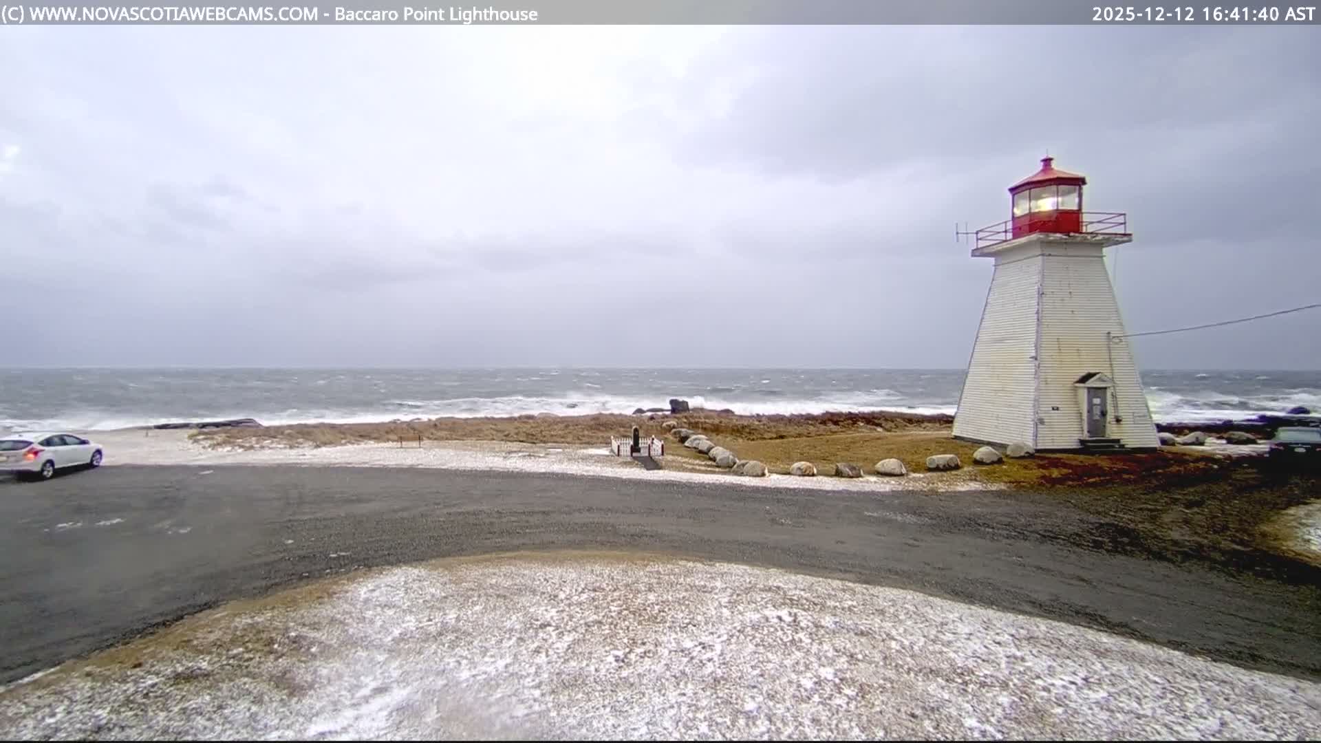 Baccaro Point Lighthouse Live Cam - Barrington, Shelburne, Nova Scotia, Canada