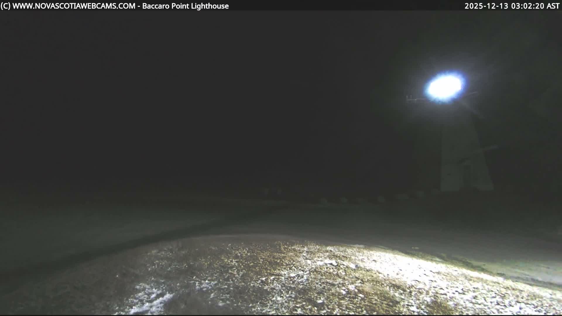 Baccaro Point Lighthouse Live Cam - Barrington, Shelburne, Nova Scotia, Canada