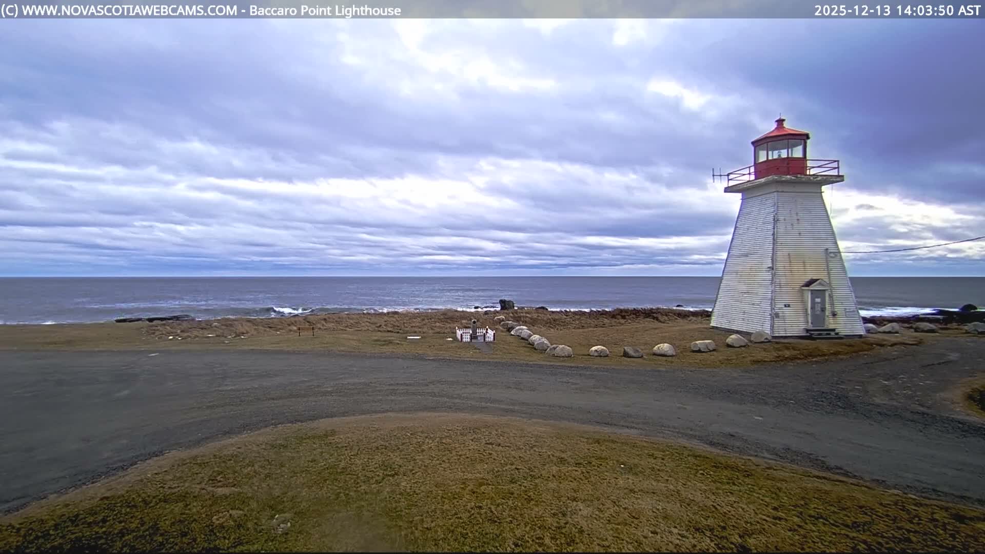 Baccaro Point Lighthouse Live Cam - Barrington, Shelburne, Nova Scotia, Canada