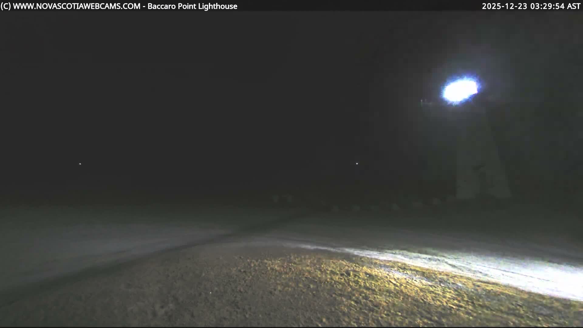 Baccaro Point Lighthouse Live Cam - Barrington, Shelburne, Nova Scotia, Canada