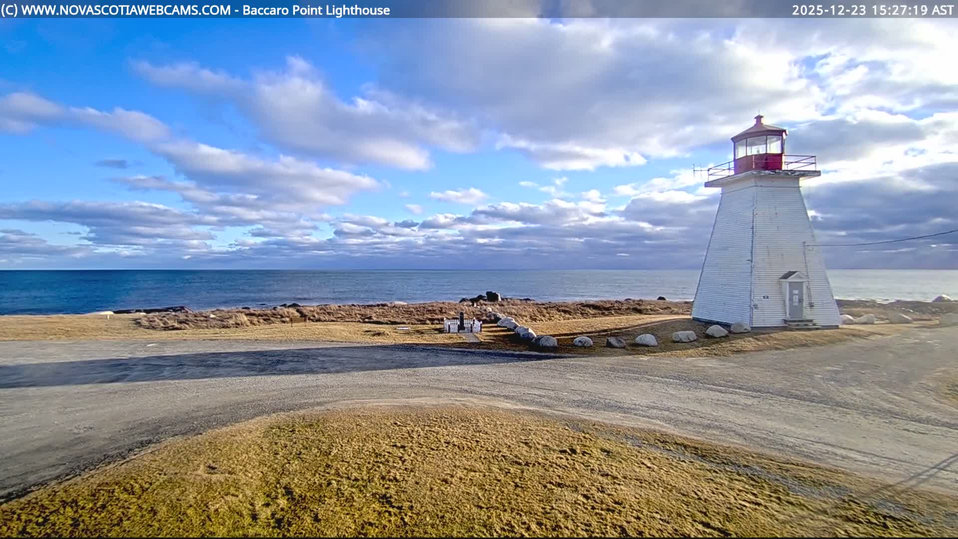 Baccaro Point Lighthouse Live Cam - Barrington, Shelburne, Nova Scotia, Canada