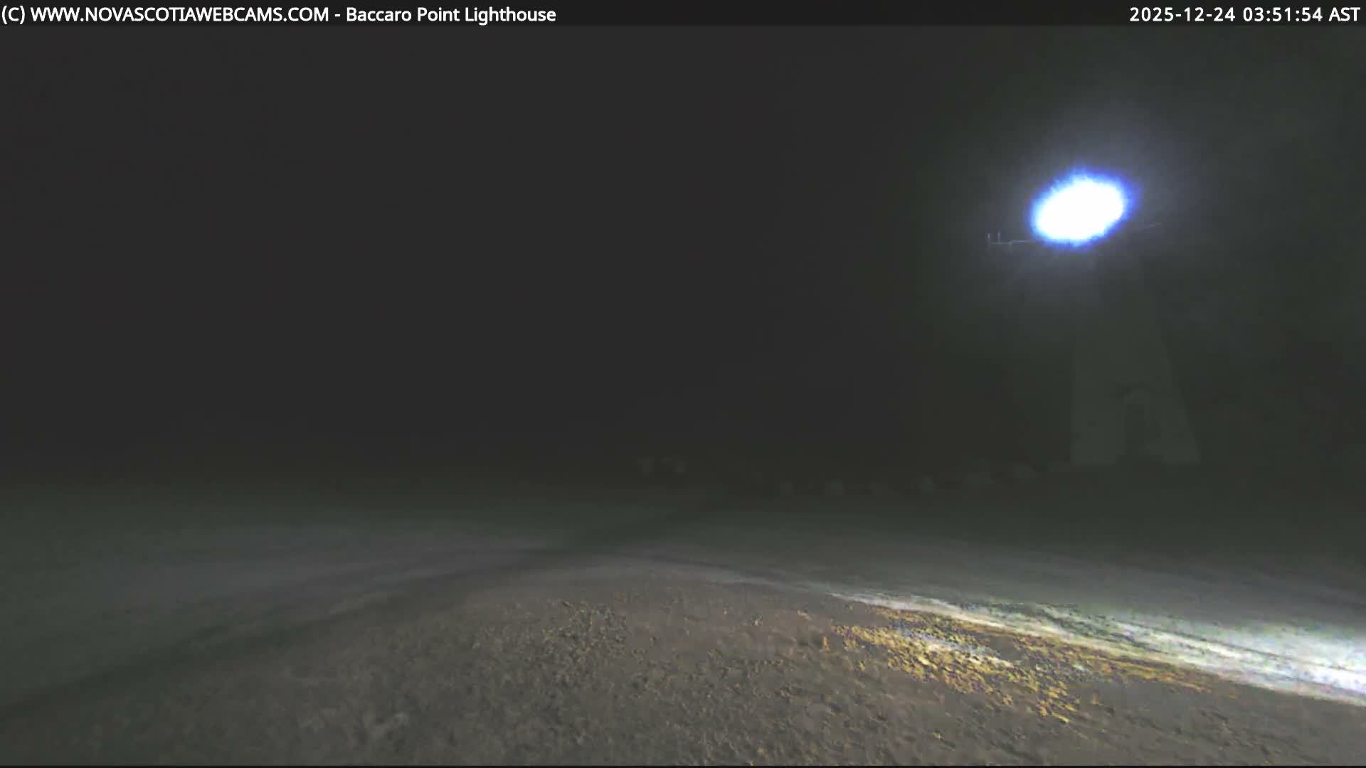 Baccaro Point Lighthouse Live Cam - Barrington, Shelburne, Nova Scotia, Canada