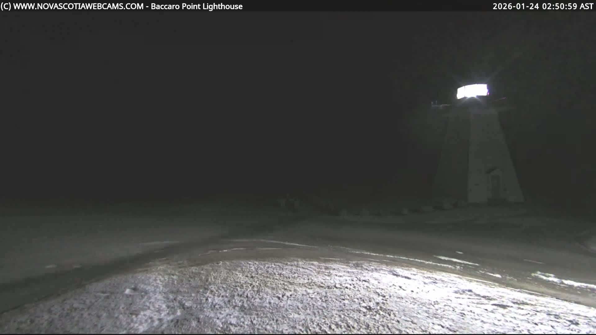 Baccaro Point Lighthouse Live Cam - Barrington, Shelburne, Nova Scotia, Canada
