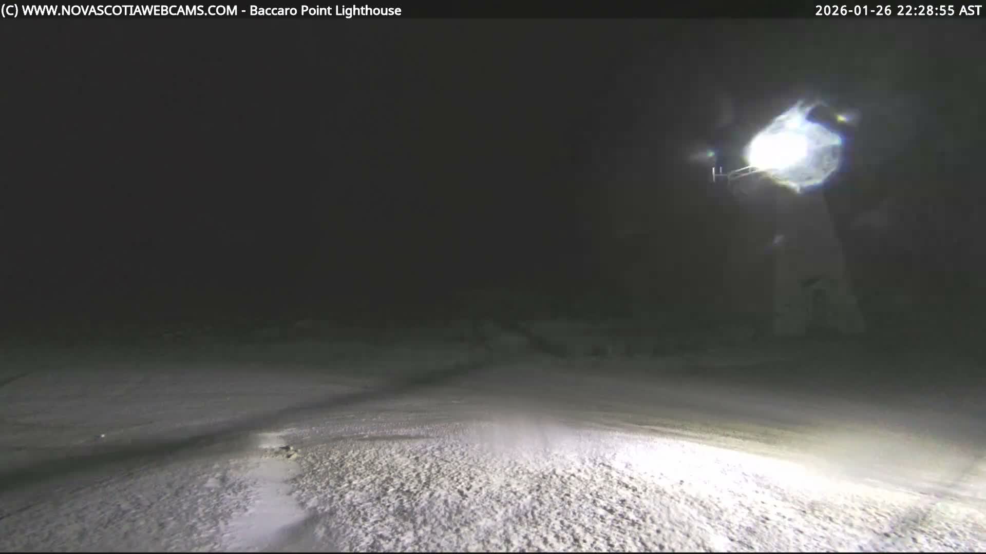 Baccaro Point Lighthouse Live Cam - Barrington, Shelburne, Nova Scotia, Canada