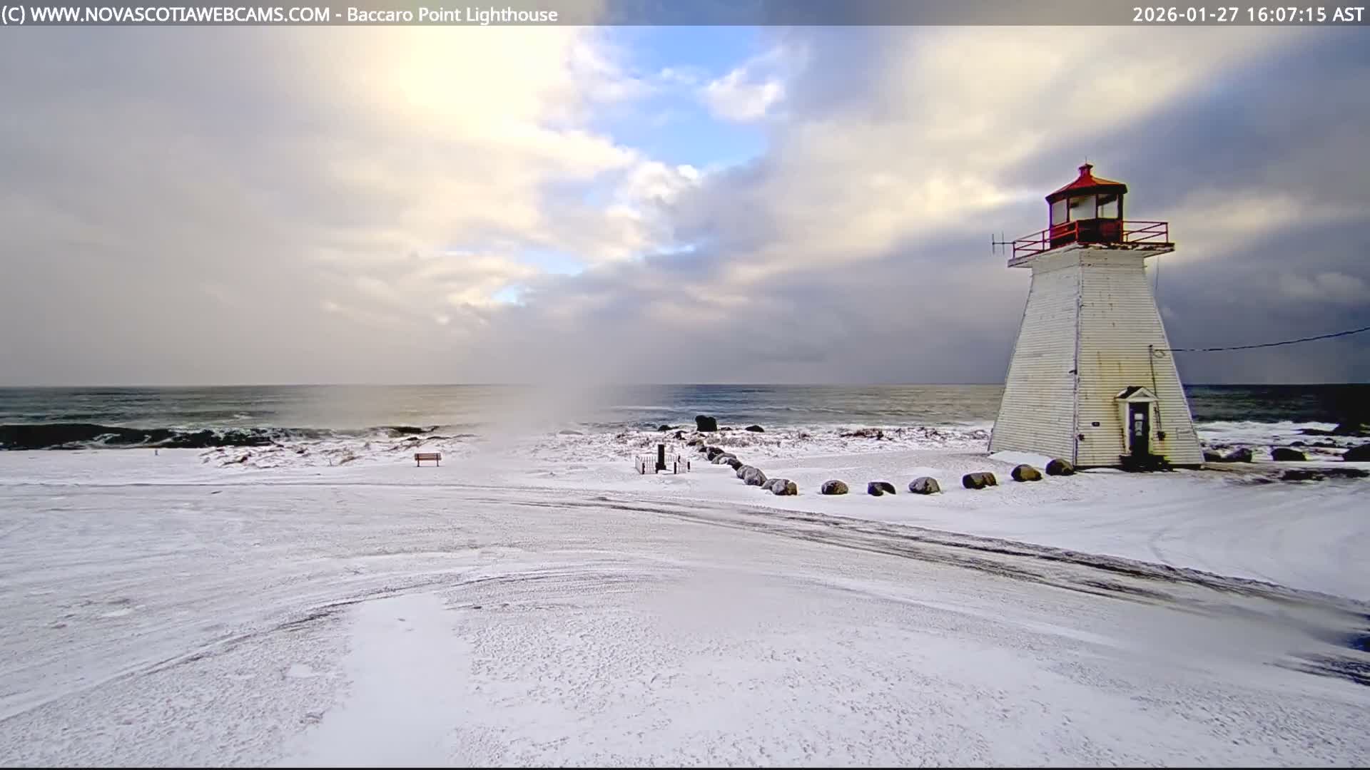 Baccaro Point Lighthouse Live Cam - Barrington, Shelburne, Nova Scotia, Canada