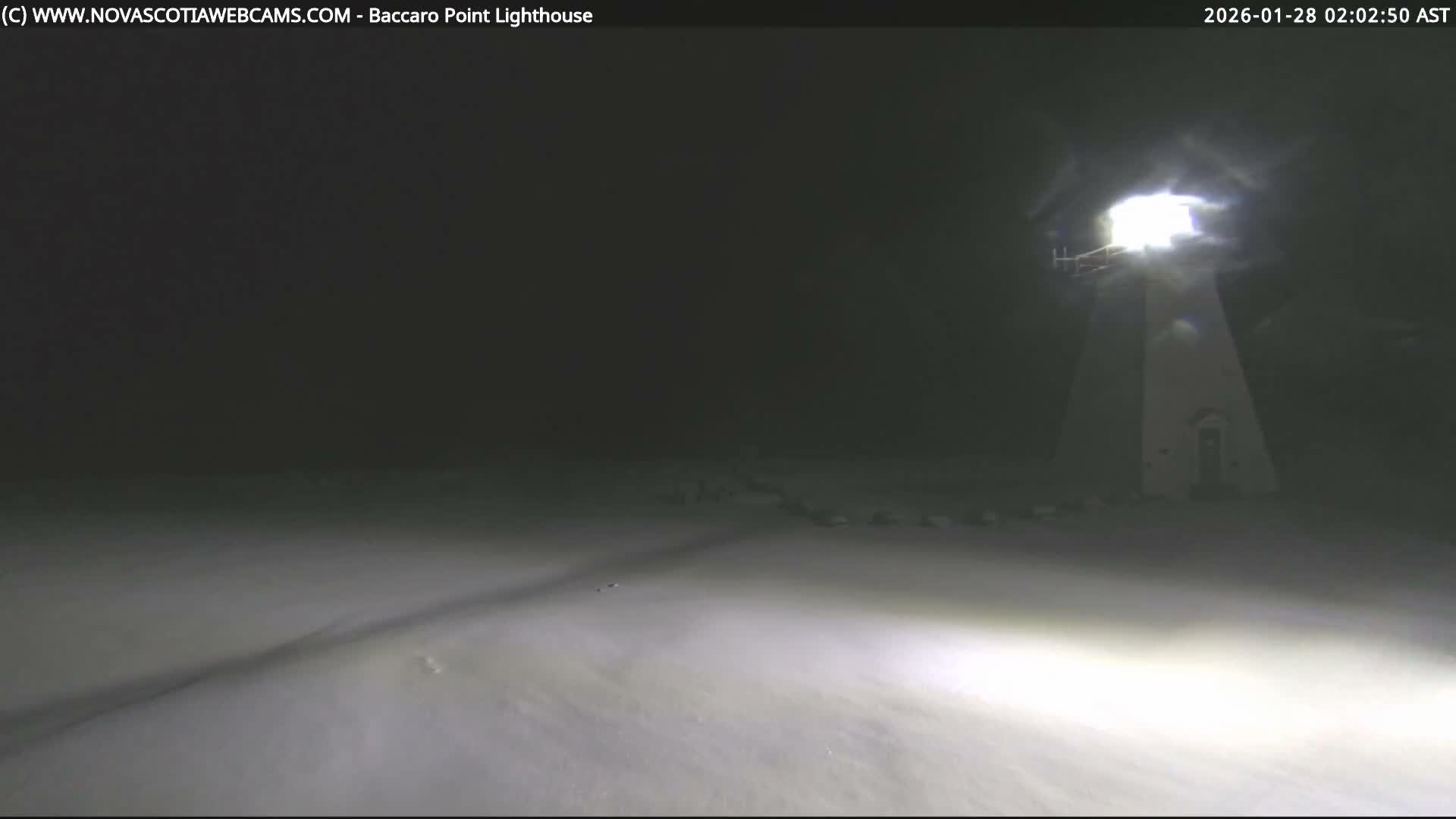 Baccaro Point Lighthouse Live Cam - Barrington, Shelburne, Nova Scotia, Canada