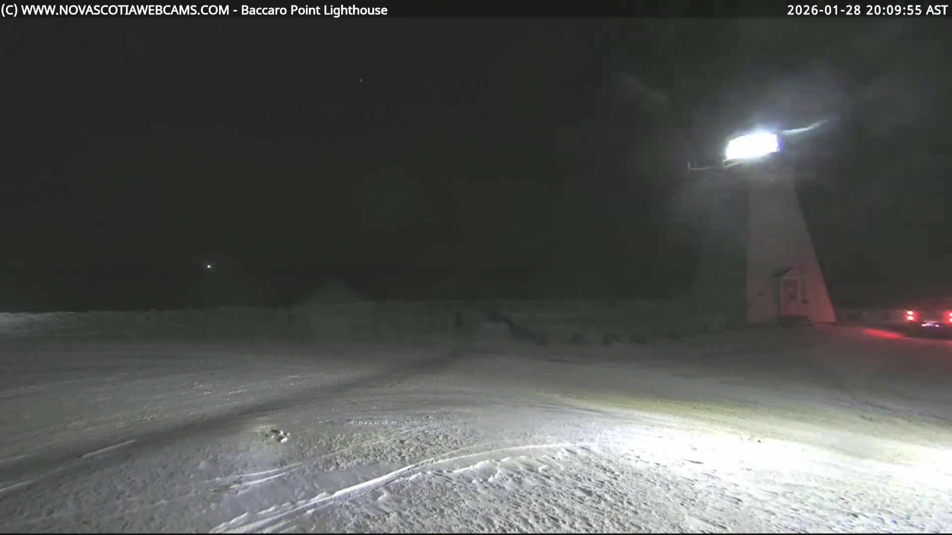 Baccaro Point Lighthouse Live Cam - Barrington, Shelburne, Nova Scotia, Canada
