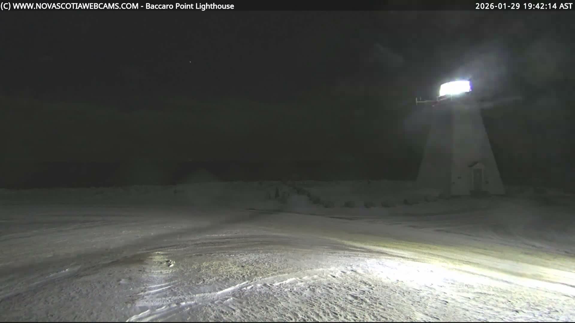 Baccaro Point Lighthouse Live Cam - Barrington, Shelburne, Nova Scotia, Canada