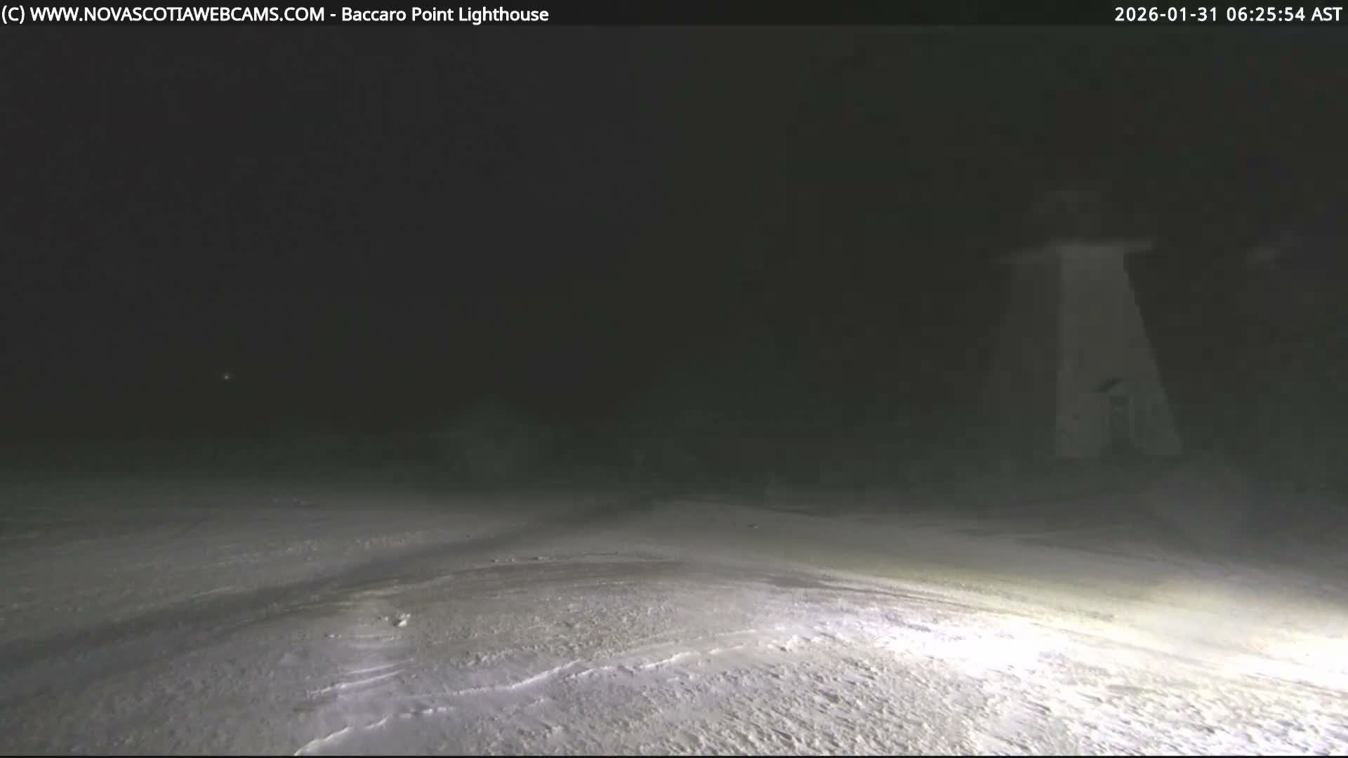 Baccaro Point Lighthouse Live Cam - Barrington, Shelburne, Nova Scotia, Canada