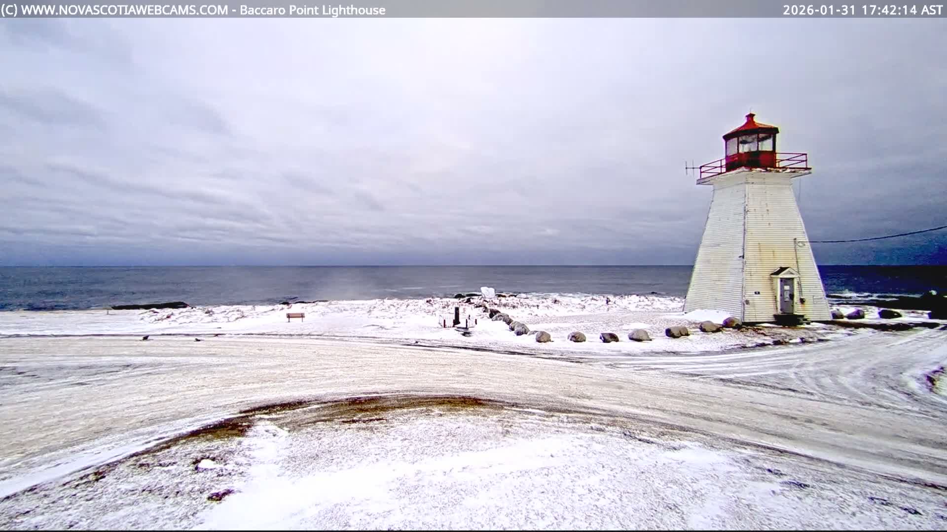 Baccaro Point Lighthouse Live Cam - Barrington, Shelburne, Nova Scotia, Canada