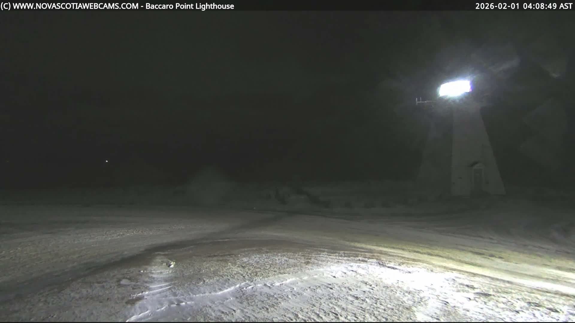 Baccaro Point Lighthouse Live Cam - Barrington, Shelburne, Nova Scotia, Canada