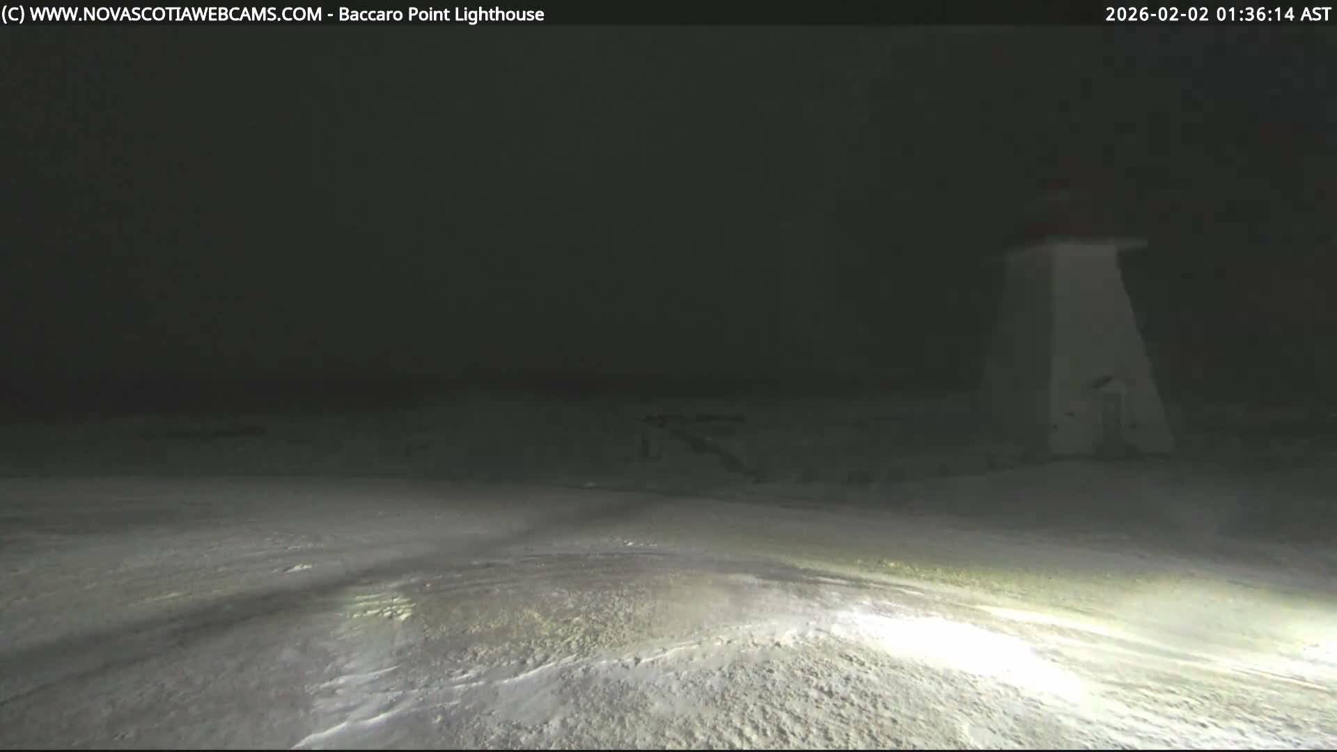 Baccaro Point Lighthouse Live Cam - Barrington, Shelburne, Nova Scotia, Canada