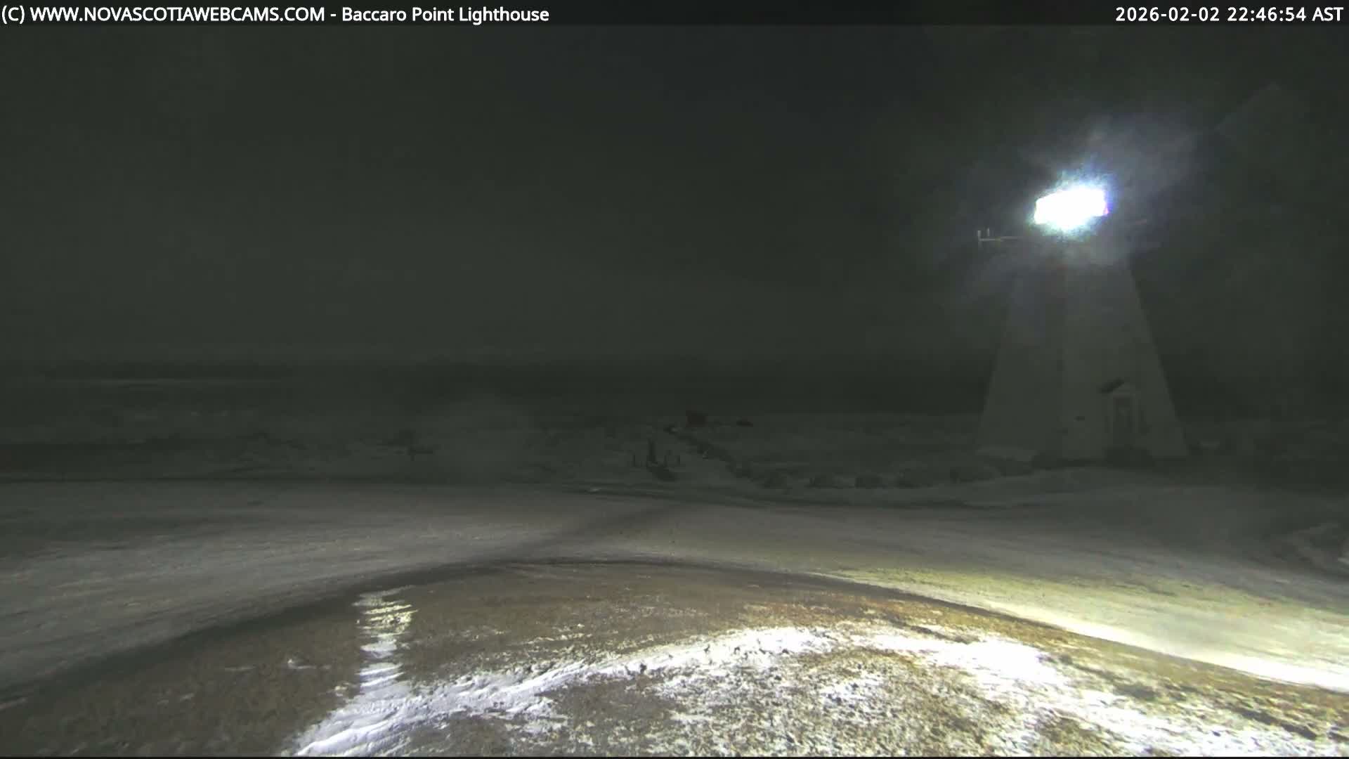 Baccaro Point Lighthouse Live Cam - Barrington, Shelburne, Nova Scotia, Canada