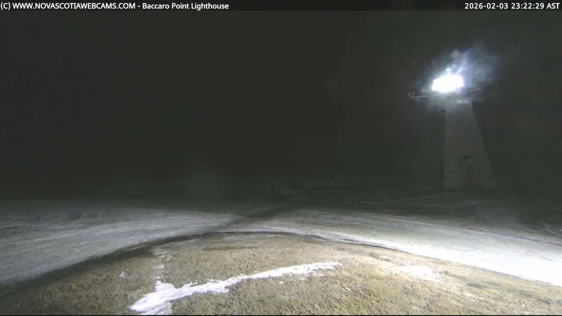 Baccaro Point Lighthouse Live Cam - Barrington, Shelburne, Nova Scotia, Canada