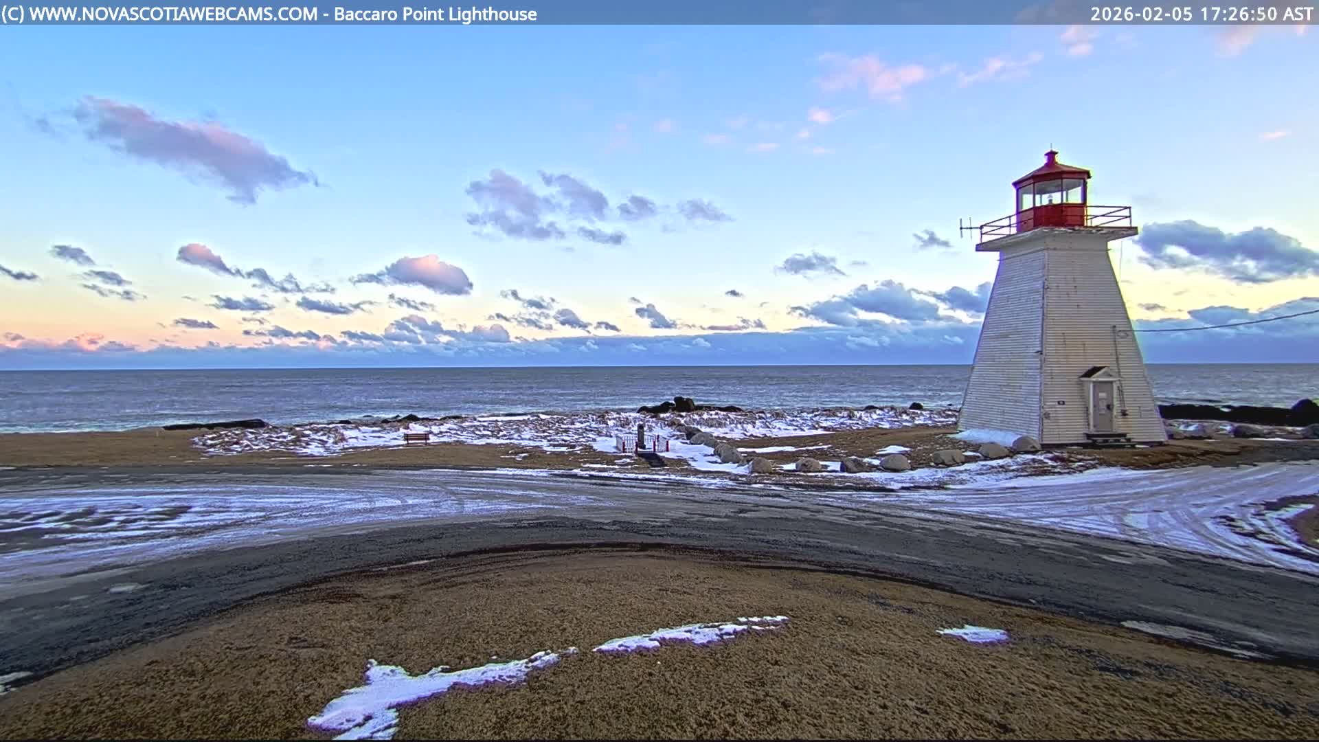 Baccaro Point Lighthouse Live Cam - Barrington, Shelburne, Nova Scotia, Canada