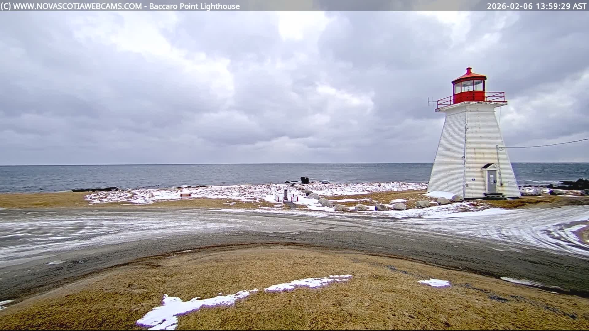 Baccaro Point Lighthouse Live Cam - Barrington, Shelburne, Nova Scotia, Canada