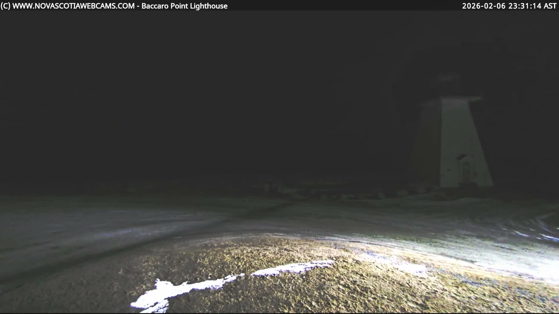 Baccaro Point Lighthouse Live Cam - Barrington, Shelburne, Nova Scotia, Canada