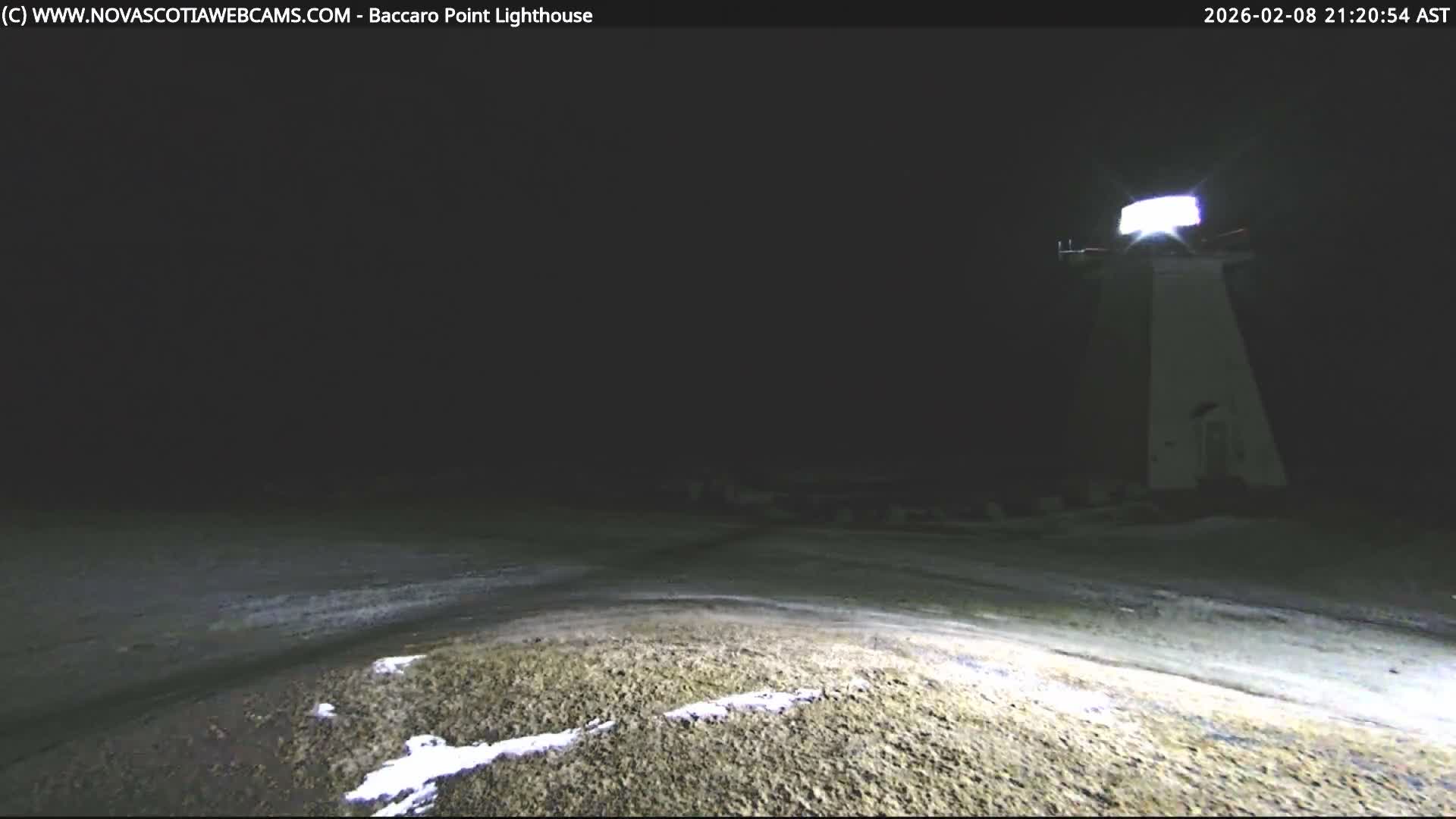 Baccaro Point Lighthouse Live Cam - Barrington, Shelburne, Nova Scotia, Canada