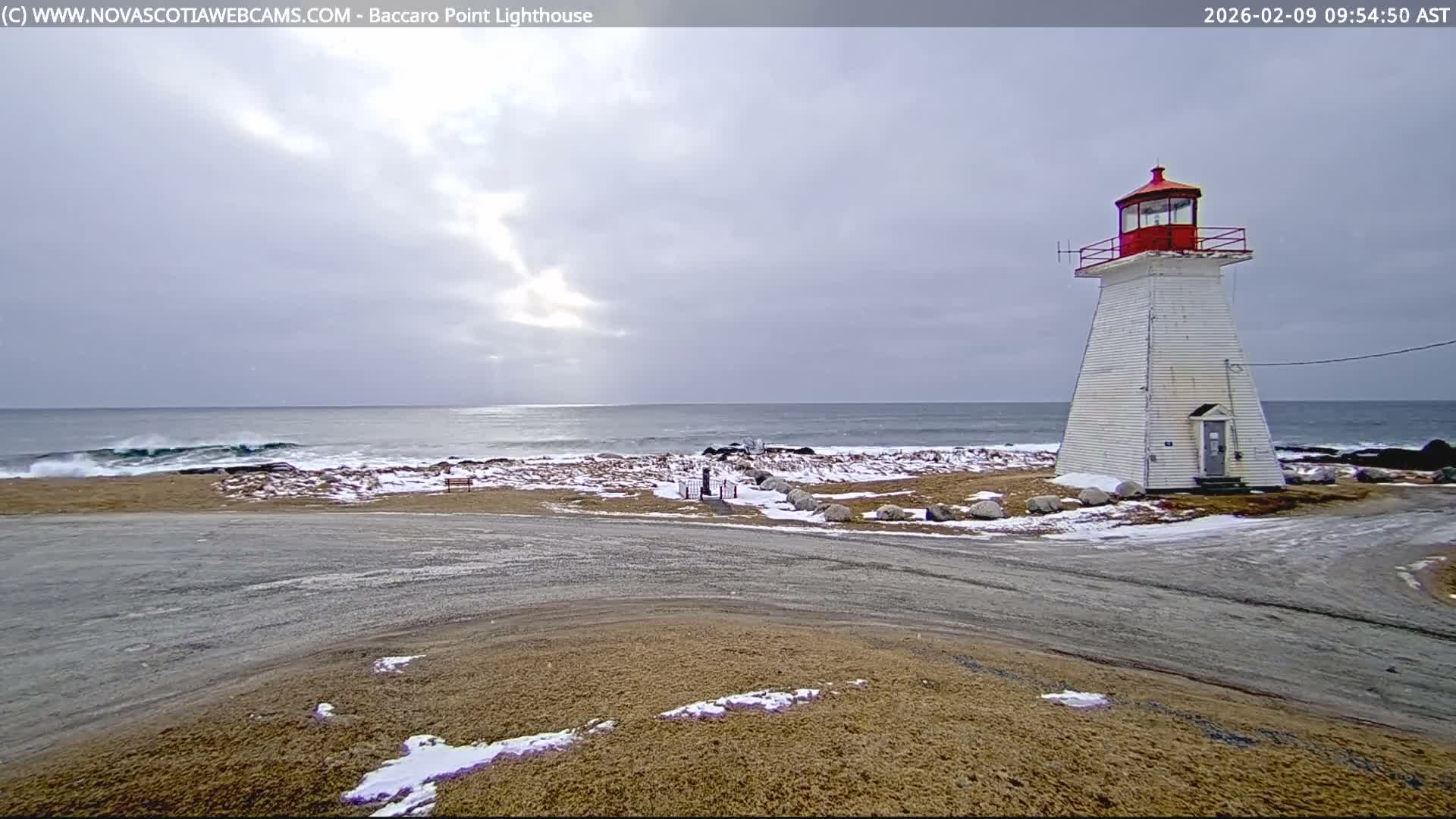 Baccaro Point Lighthouse Live Cam - Barrington, Shelburne, Nova Scotia, Canada