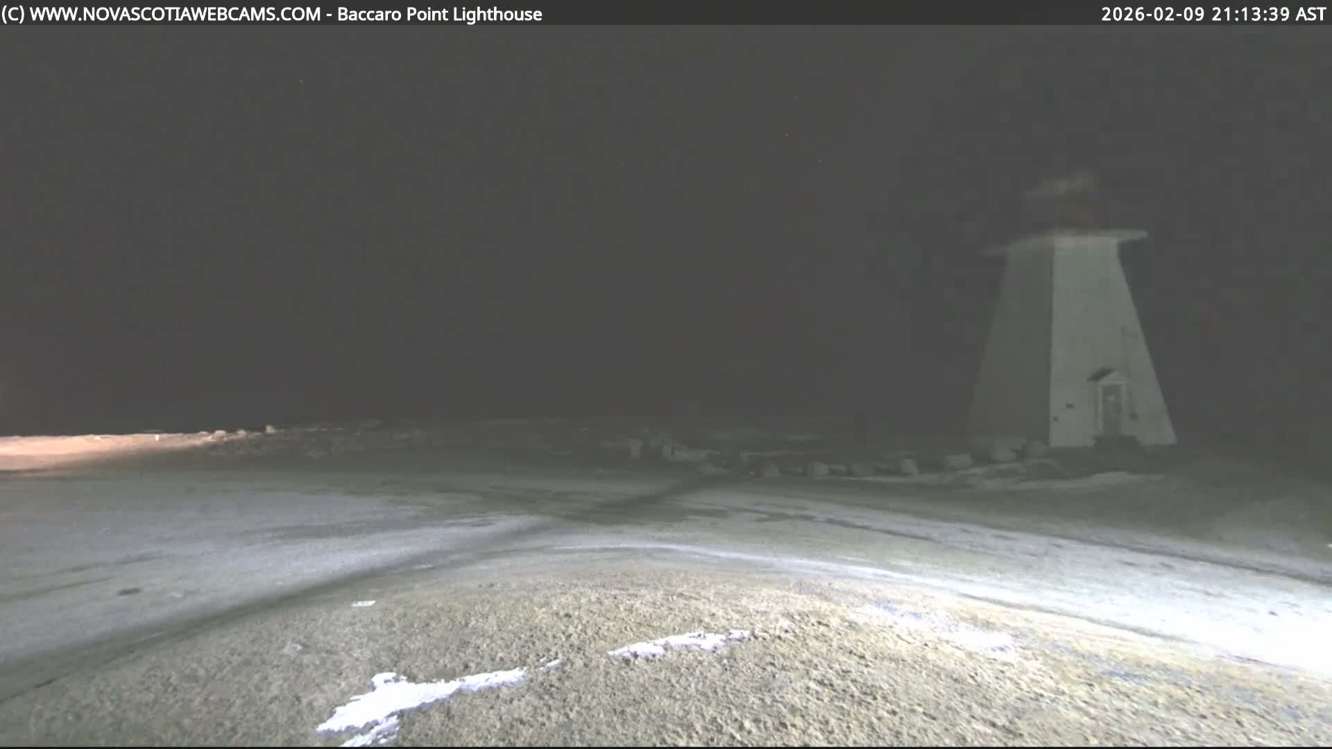 Baccaro Point Lighthouse Live Cam - Barrington, Shelburne, Nova Scotia, Canada
