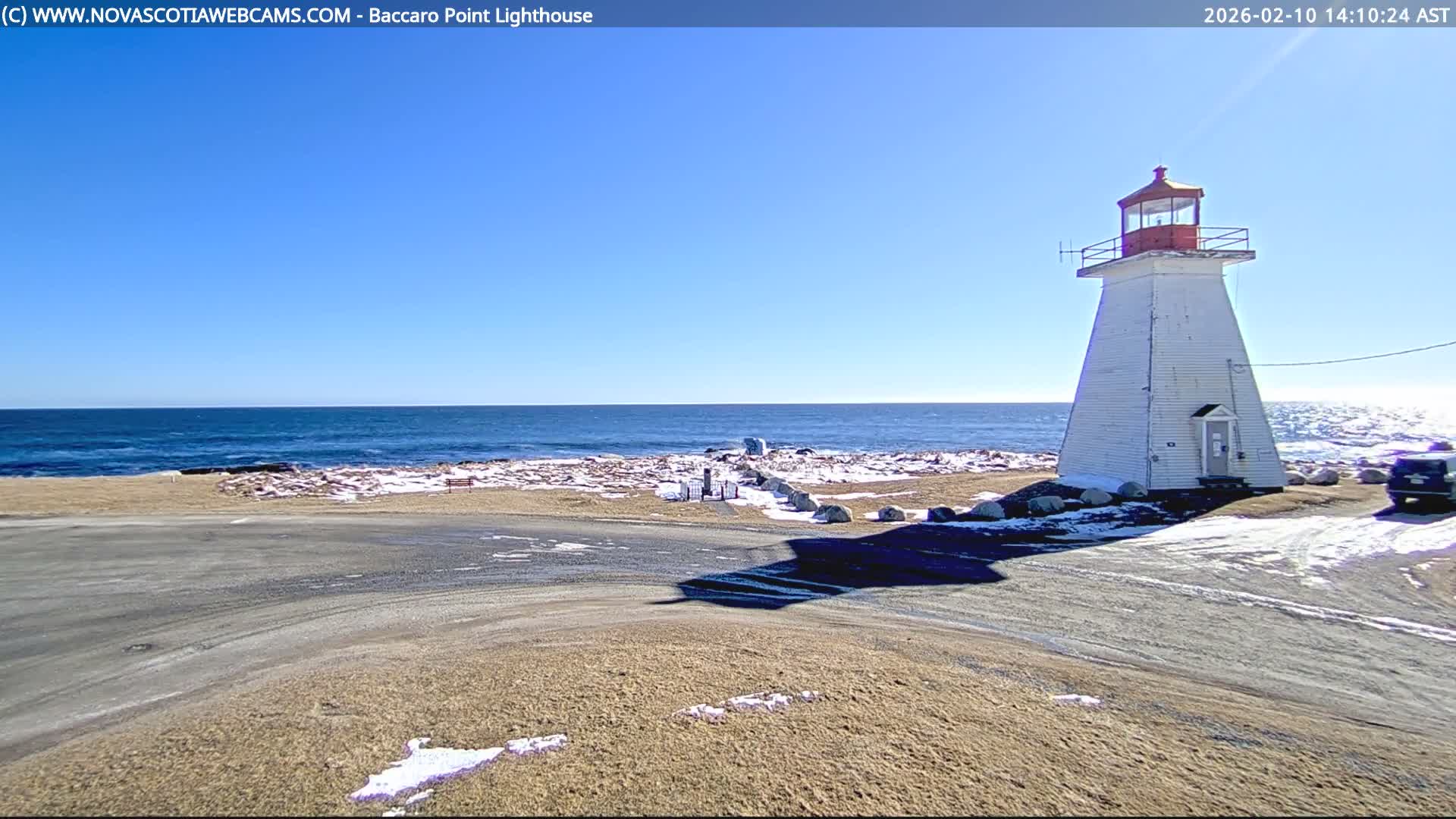 Baccaro Point Lighthouse Live Cam - Barrington, Shelburne, Nova Scotia, Canada