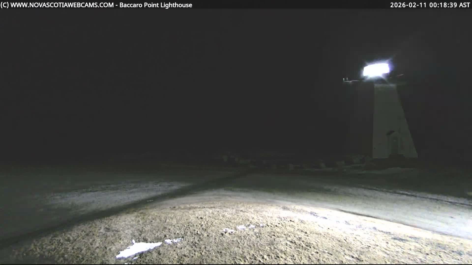 Baccaro Point Lighthouse Live Cam - Barrington, Shelburne, Nova Scotia, Canada