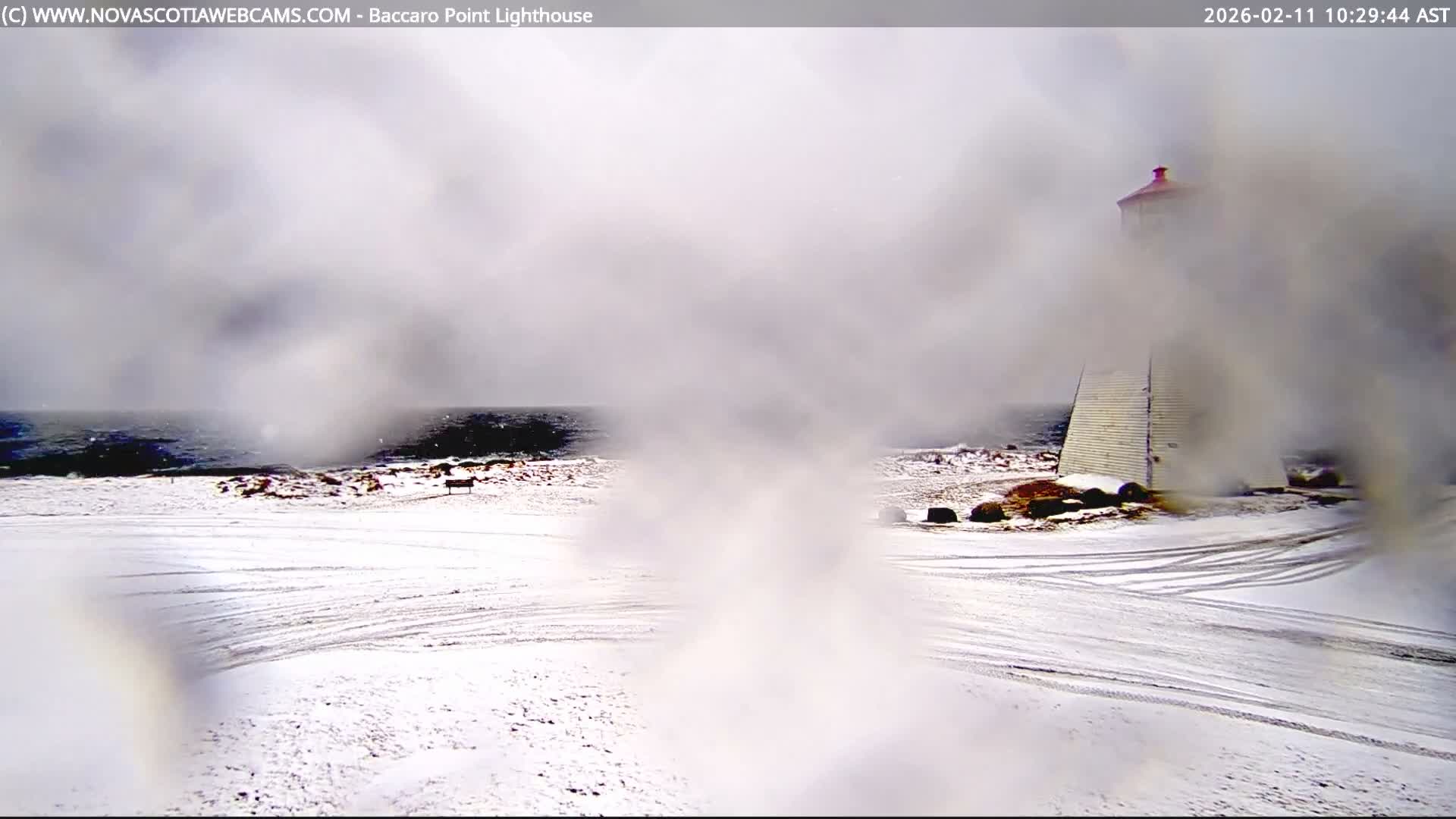 Baccaro Point Lighthouse Live Cam - Barrington, Shelburne, Nova Scotia, Canada